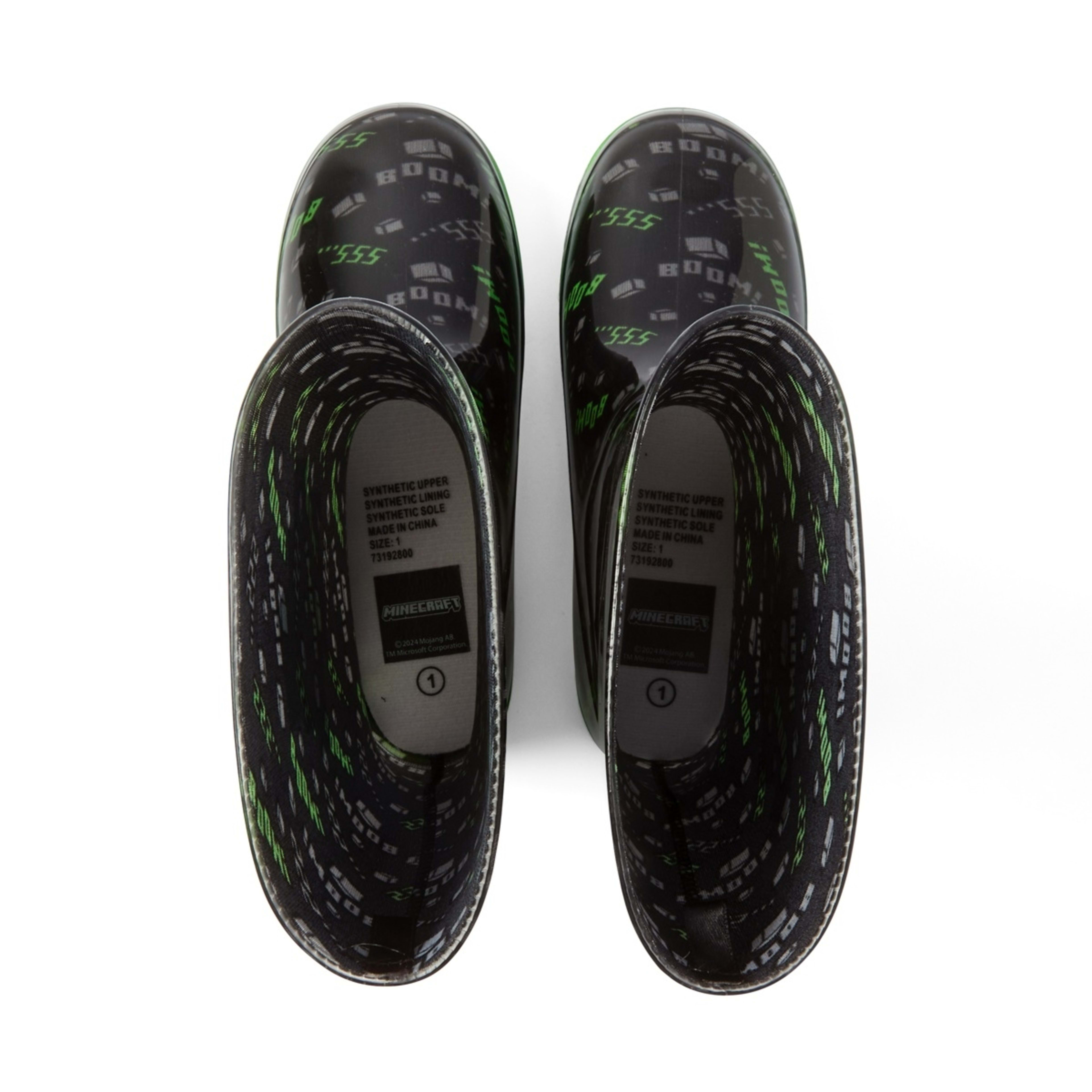 2 Senior Minecraft License Rainboots Minecraft Core, 2 of 5
