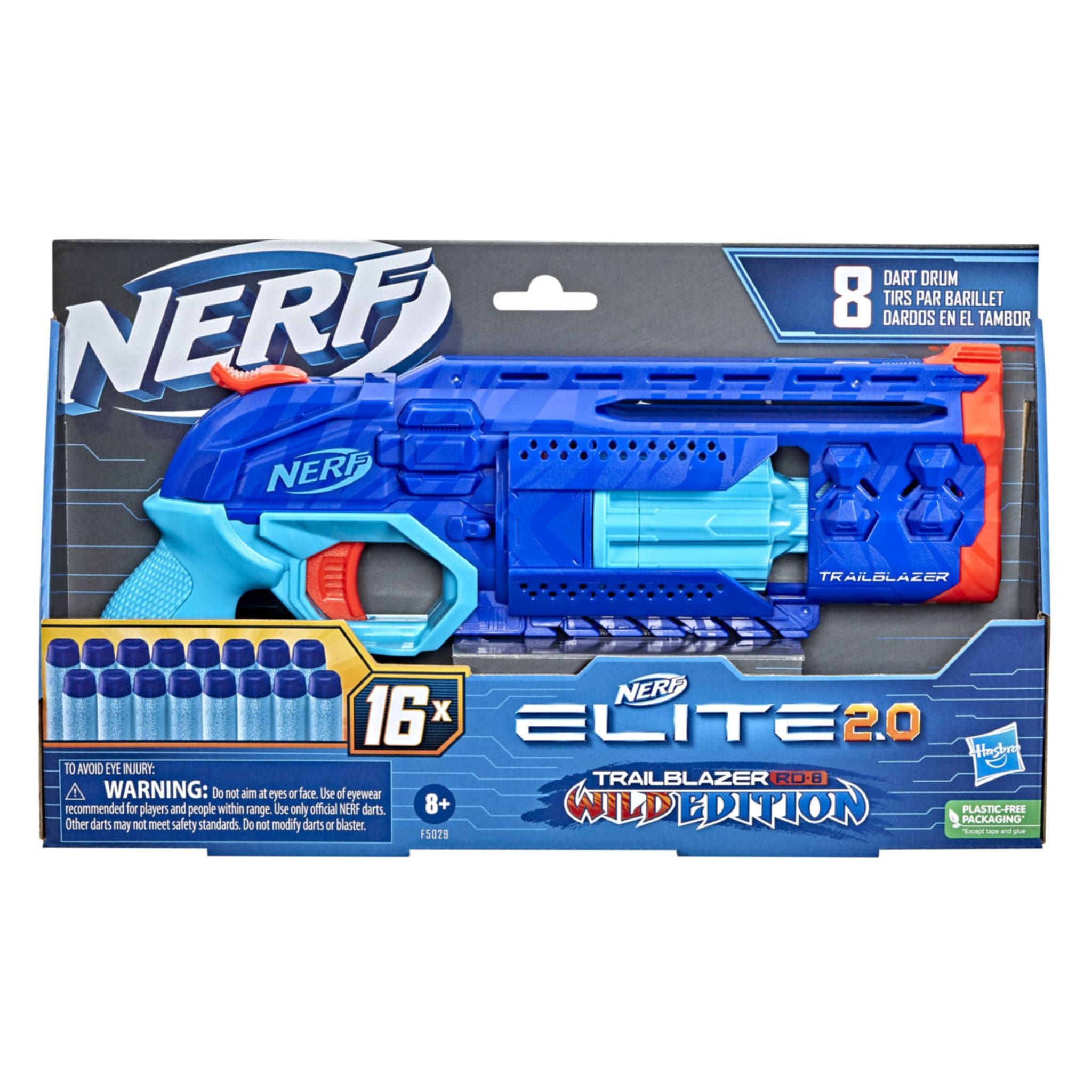 Nerf Elite 2.0 Trailblazer RD8 Wild Edition Blaster Kmart