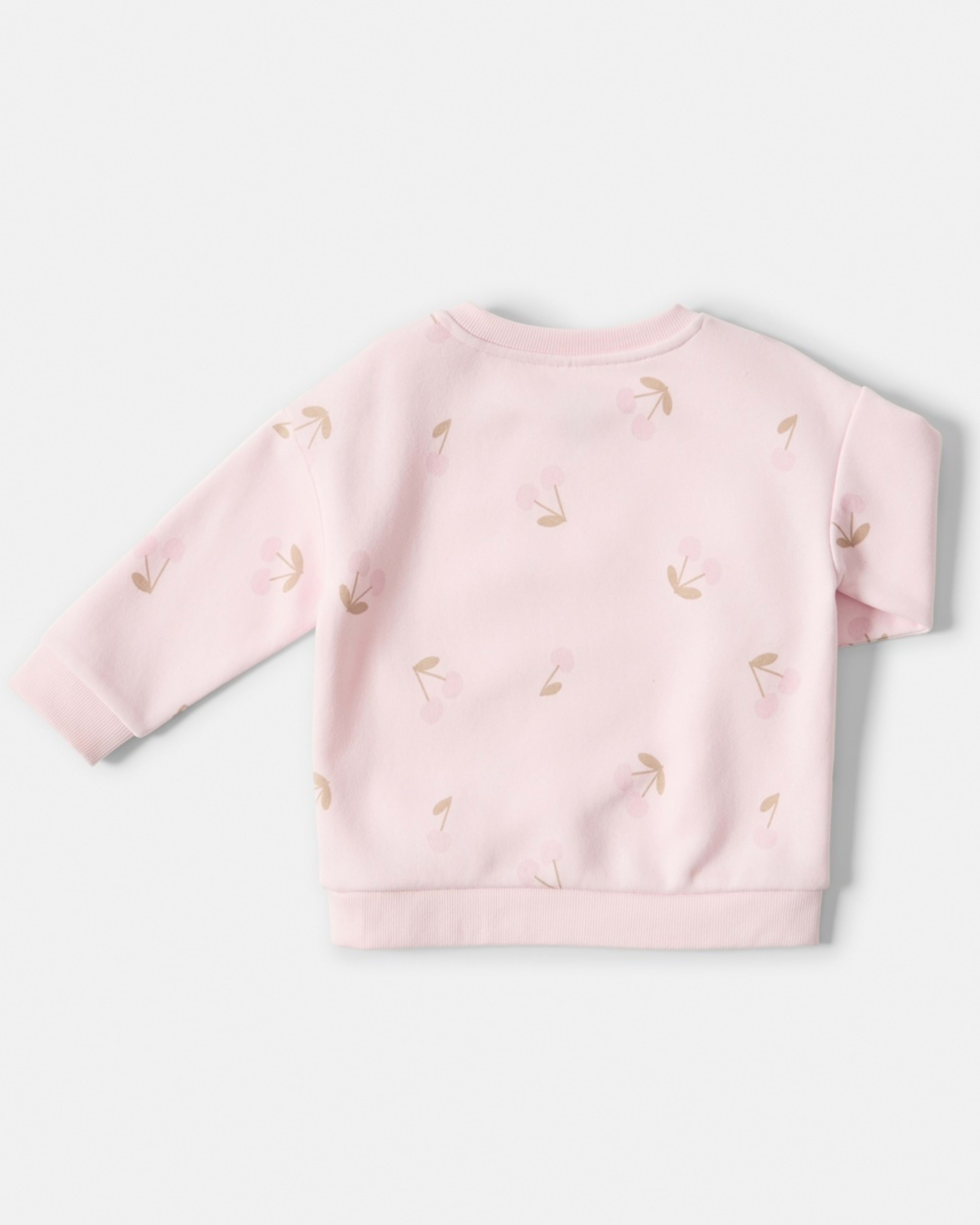 2 Drop Shoulder Sweatshirt Pnk Chry, 2 of 3