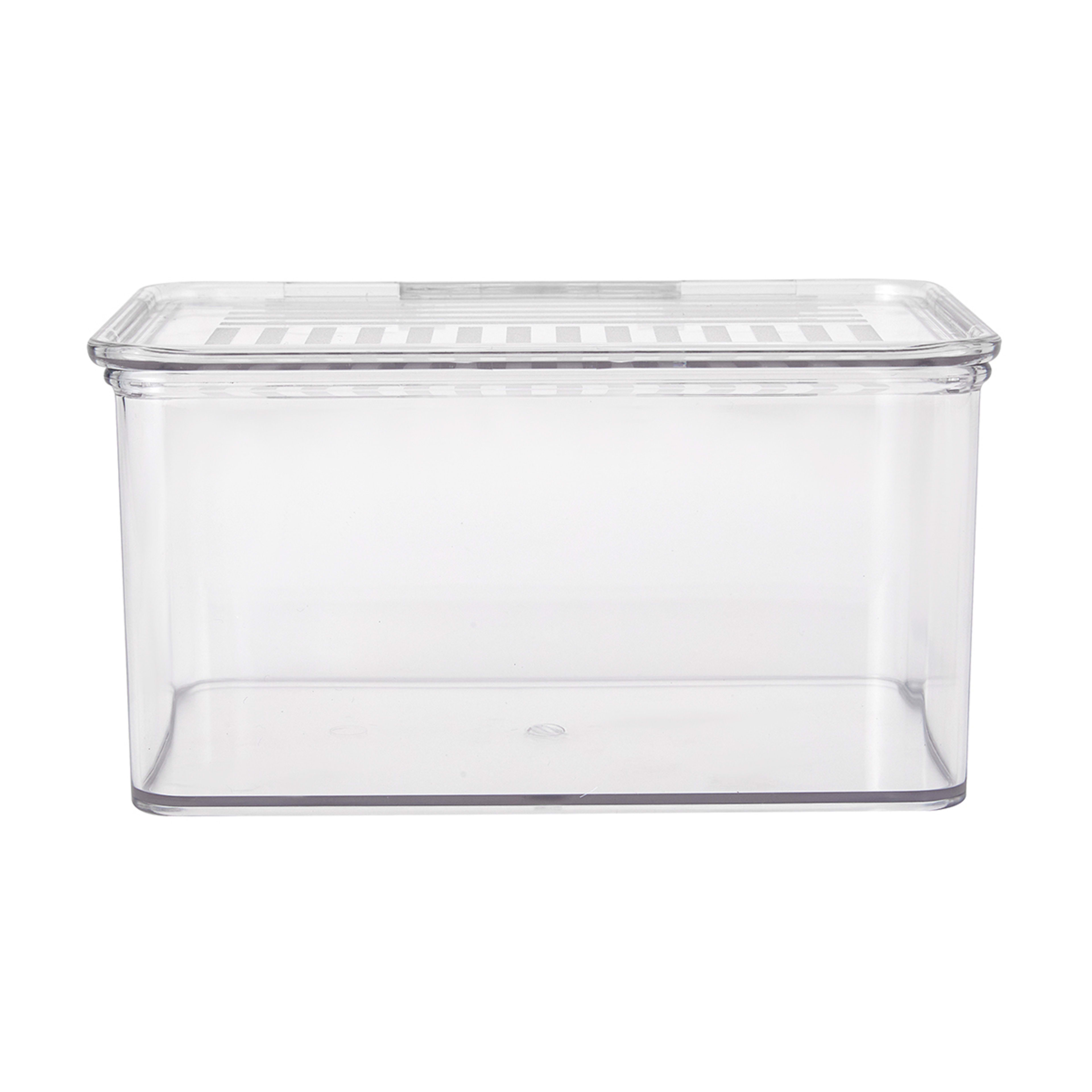 2 Clear Short Square Container with Lid, 2 of 6
