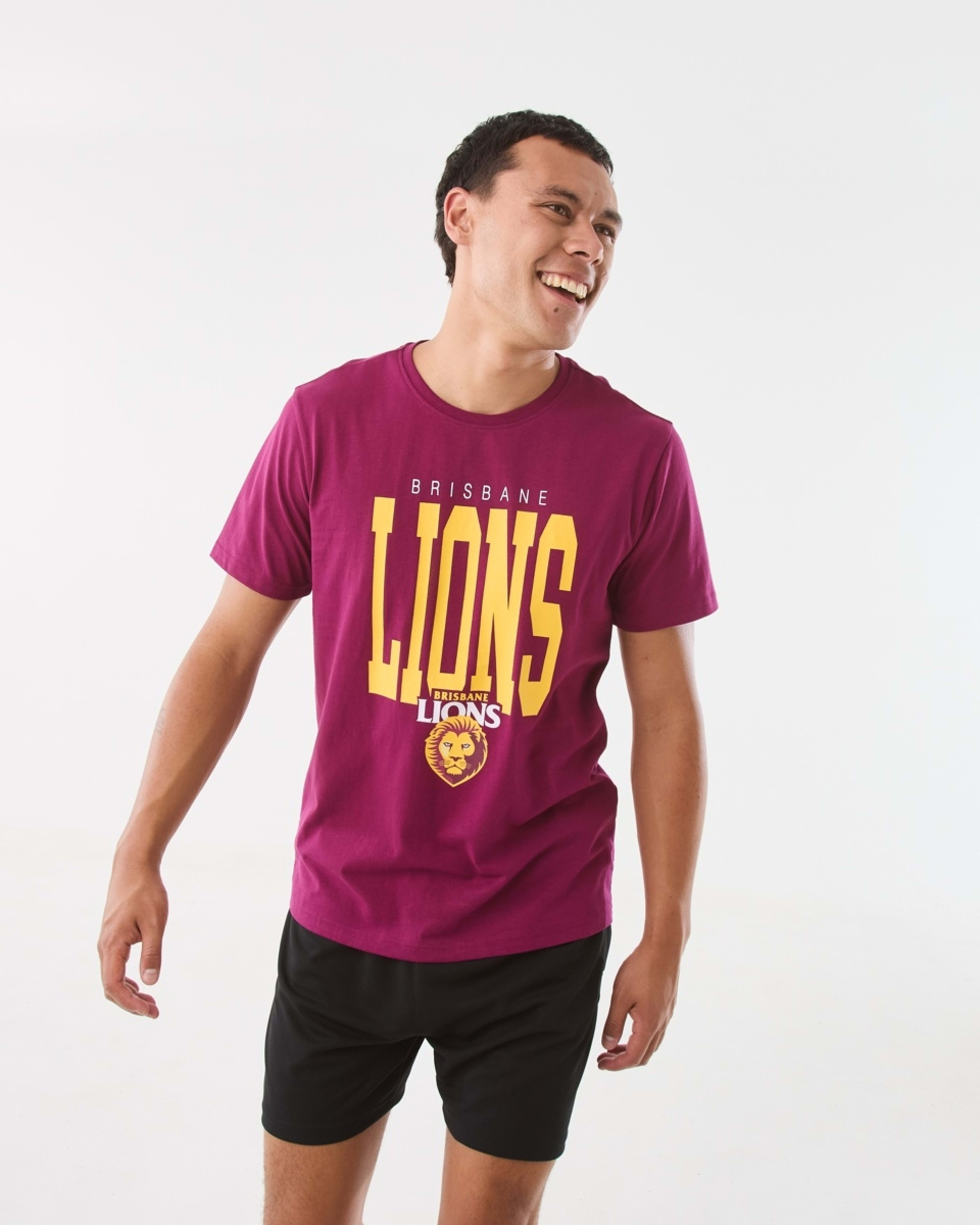 1 Official AFL Adult T-shirt Brisbane, 1 of 5