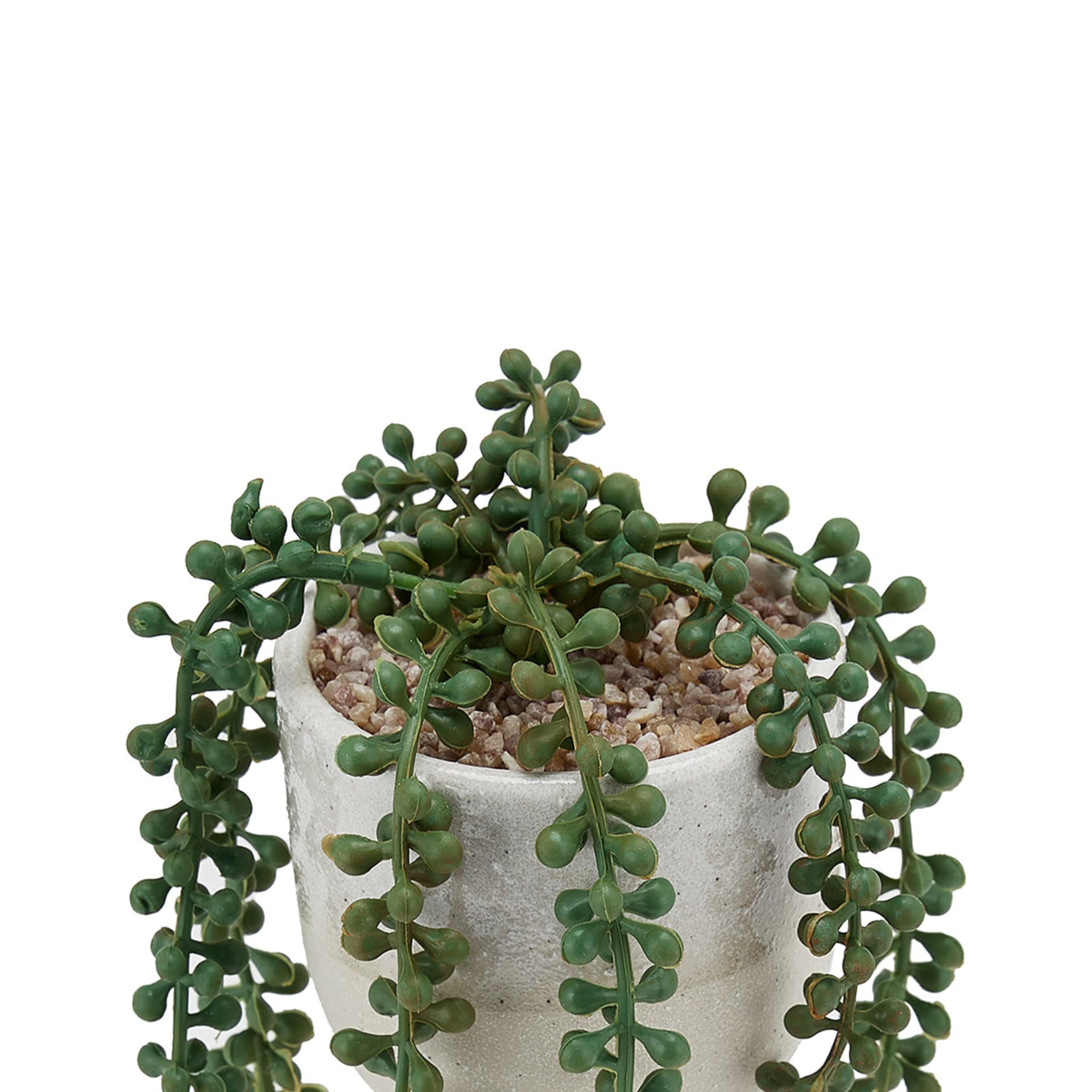 Artificial String of Pearls Plant in Pot Kmart