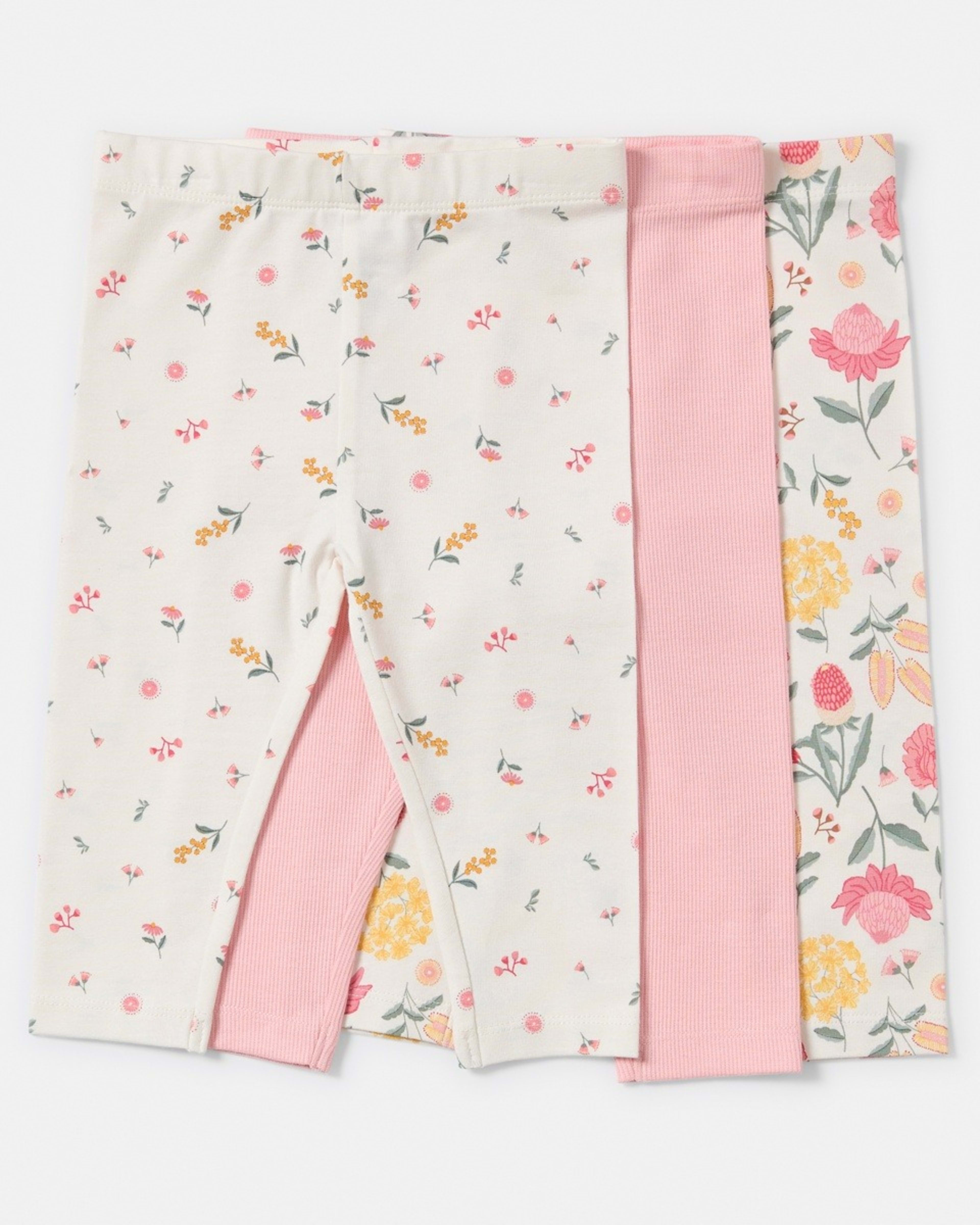 1 3 Pack Print Leggings NATIVE FLORAL