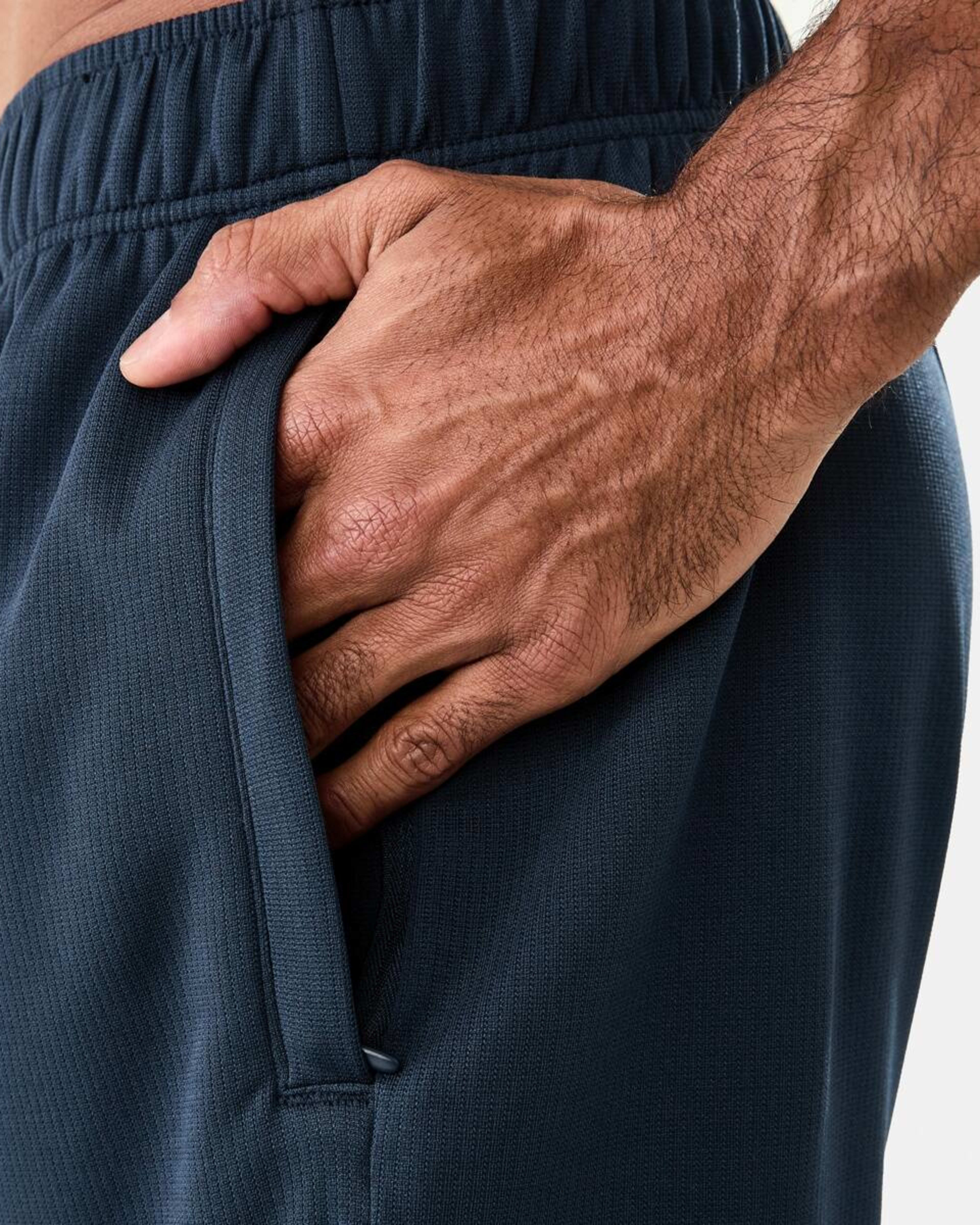 6 Active Mens Comfort Sports Shorts Navy, 6 of 7