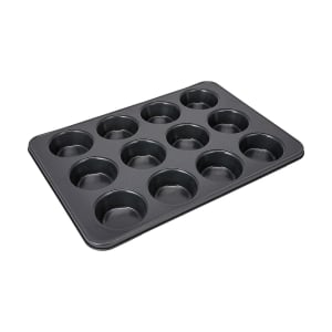 Pantry Elements Jumbo Silicone Muffin Cups - 12 Large 3-5/8 inch Baking Liners in Storage Jar