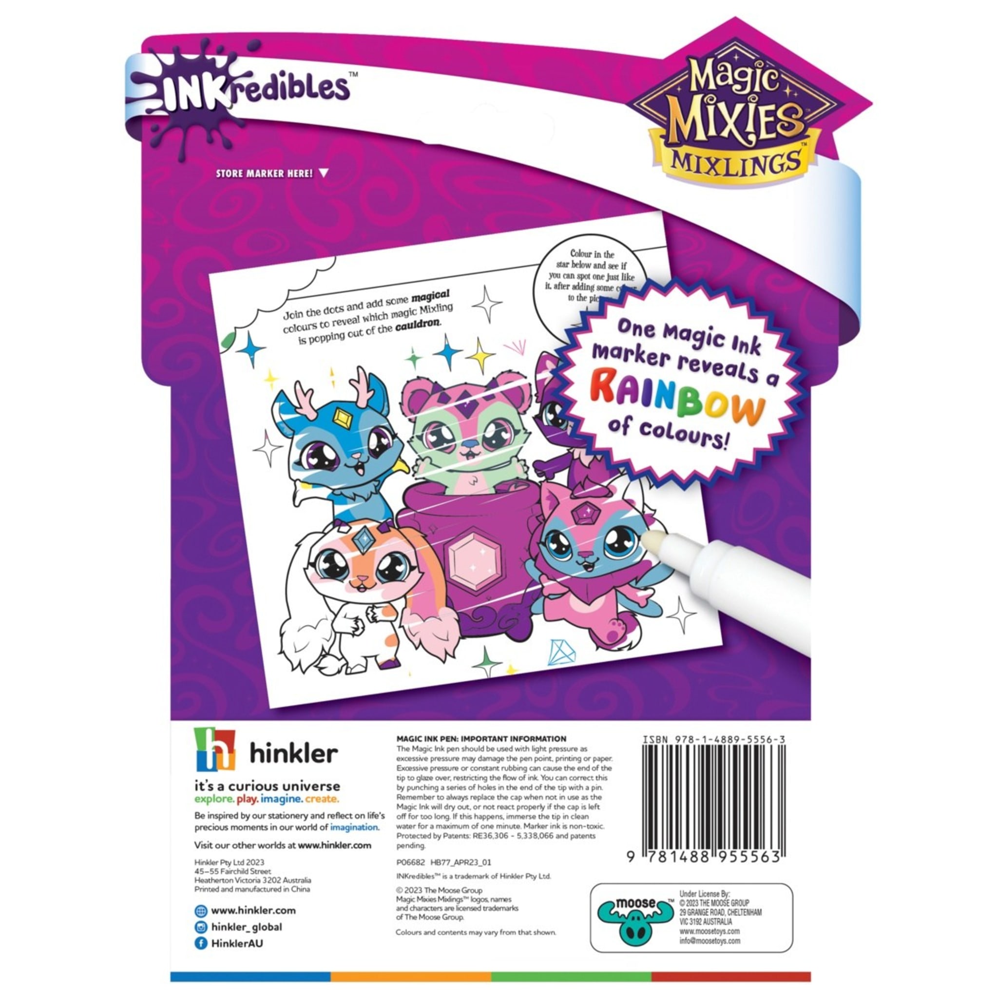 INKredibles Magic Mixies Mixlings Magic Reveal MessFree Activity Kit