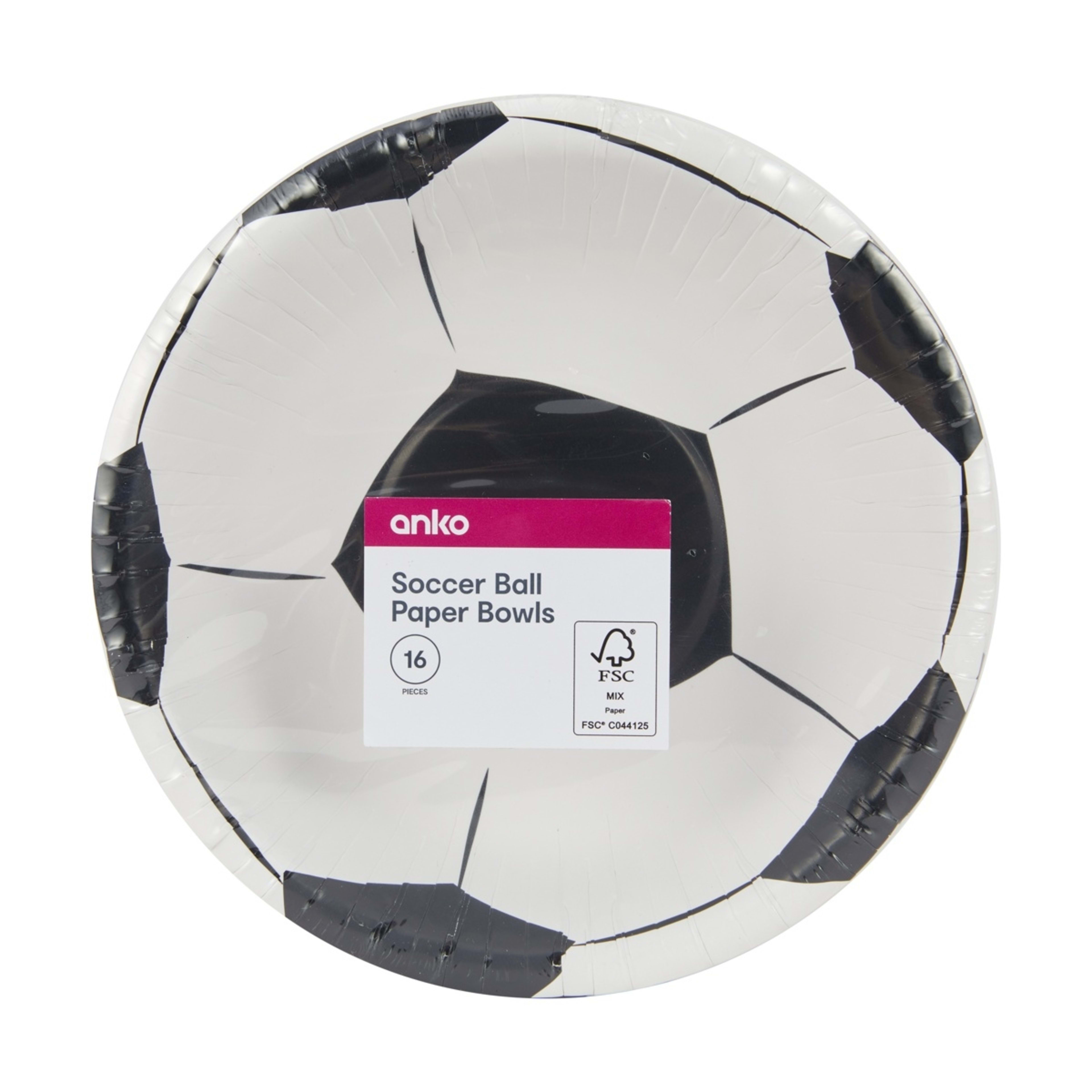 5 16 Piece Soccer Ball Paper Bowls, 5 of 5