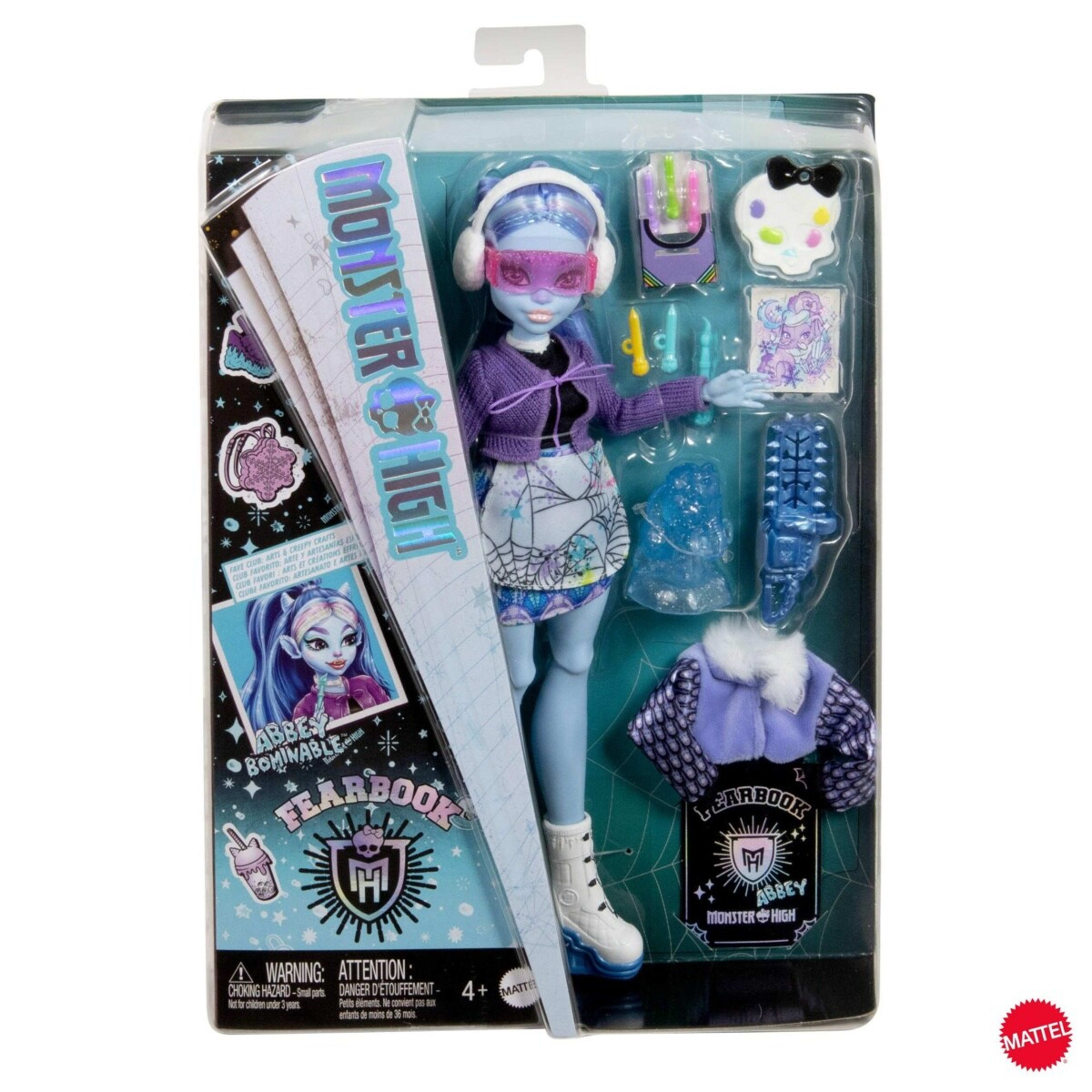 1 Monster High Fearbook Abbey Bominable Doll