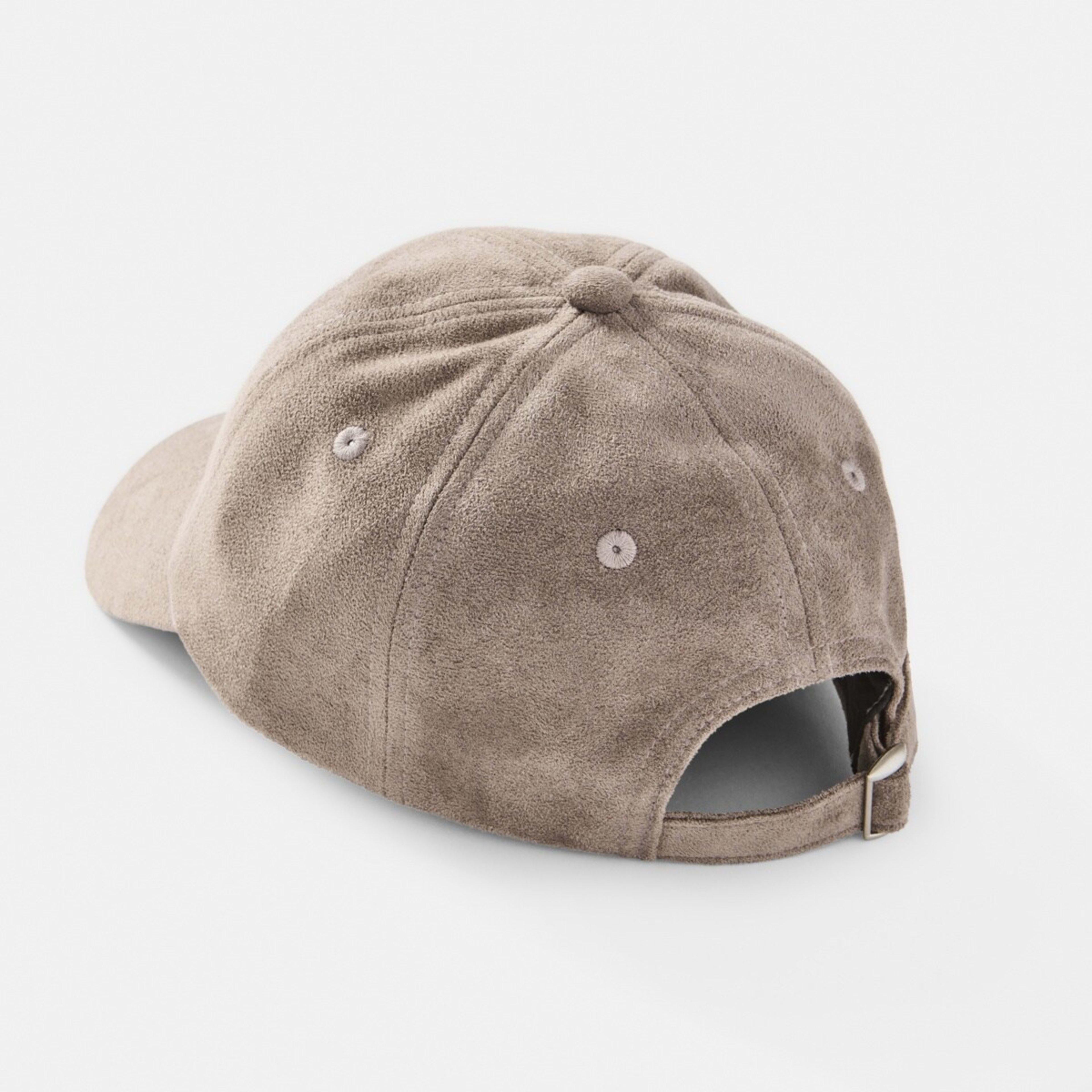 2 Suede Cap Deep Taupe, 2 of 5