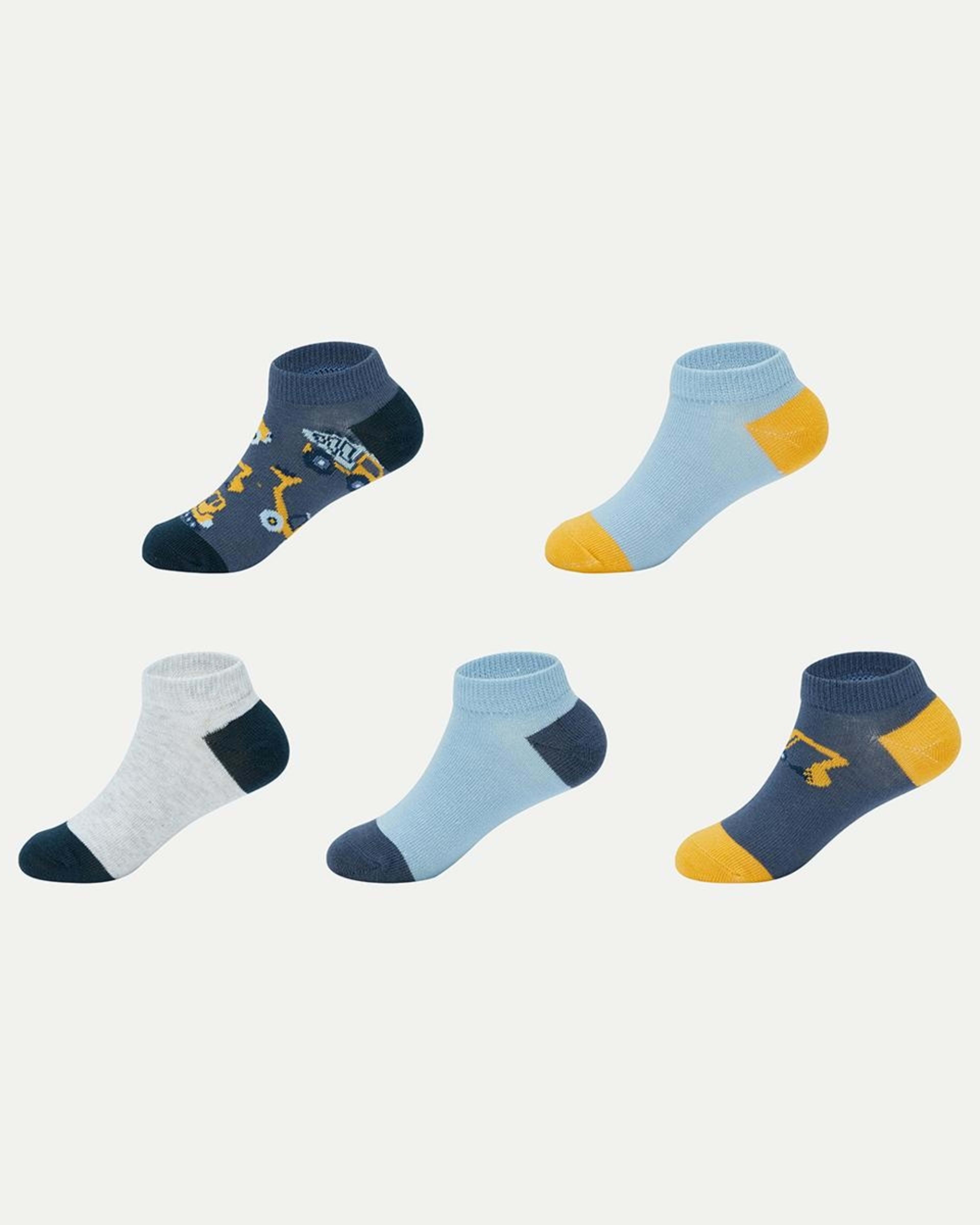 1 5 Pack Low Cut Socks Digger