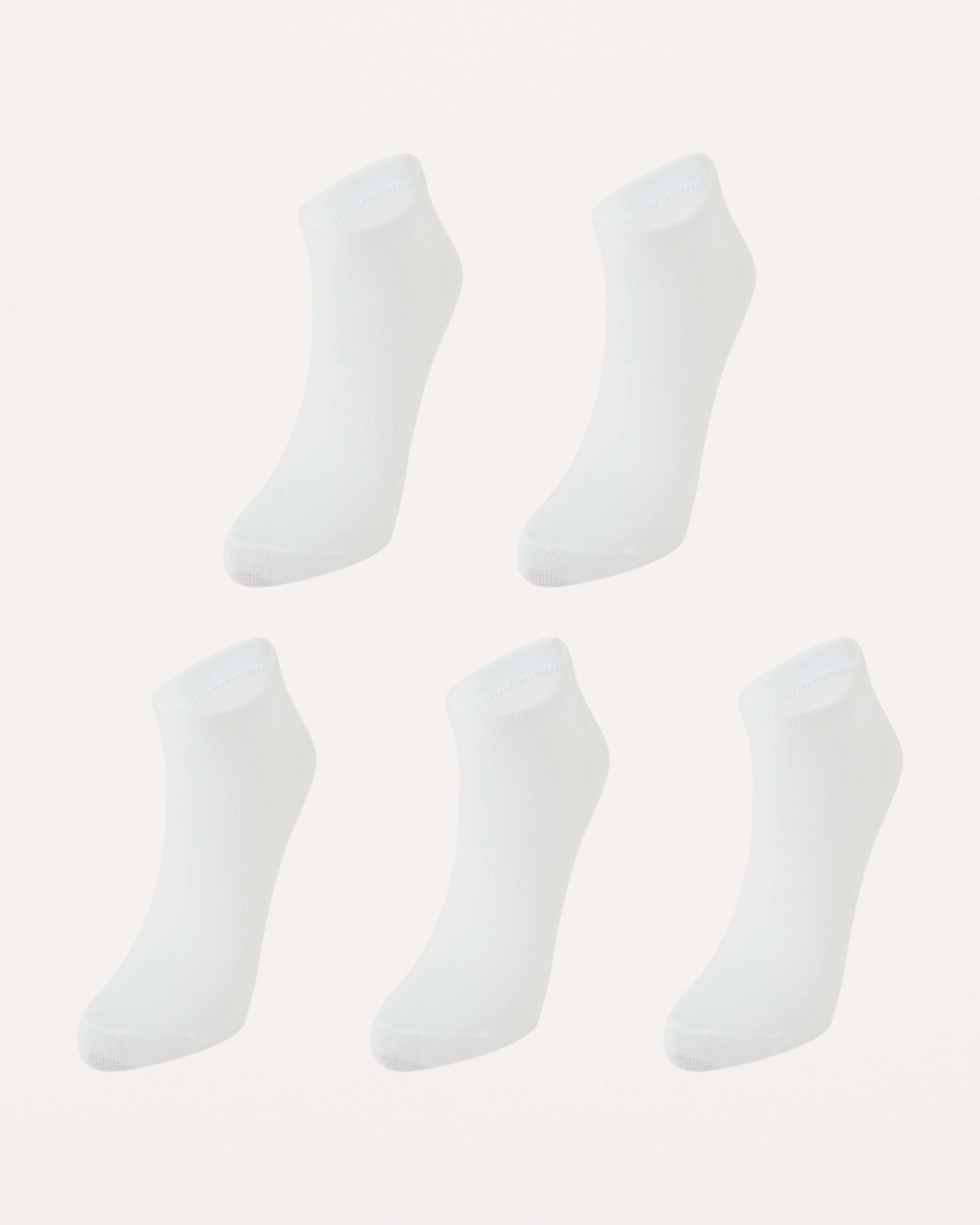 1 5 Pack Active Low Cut Socks WHITE, 1 of 3