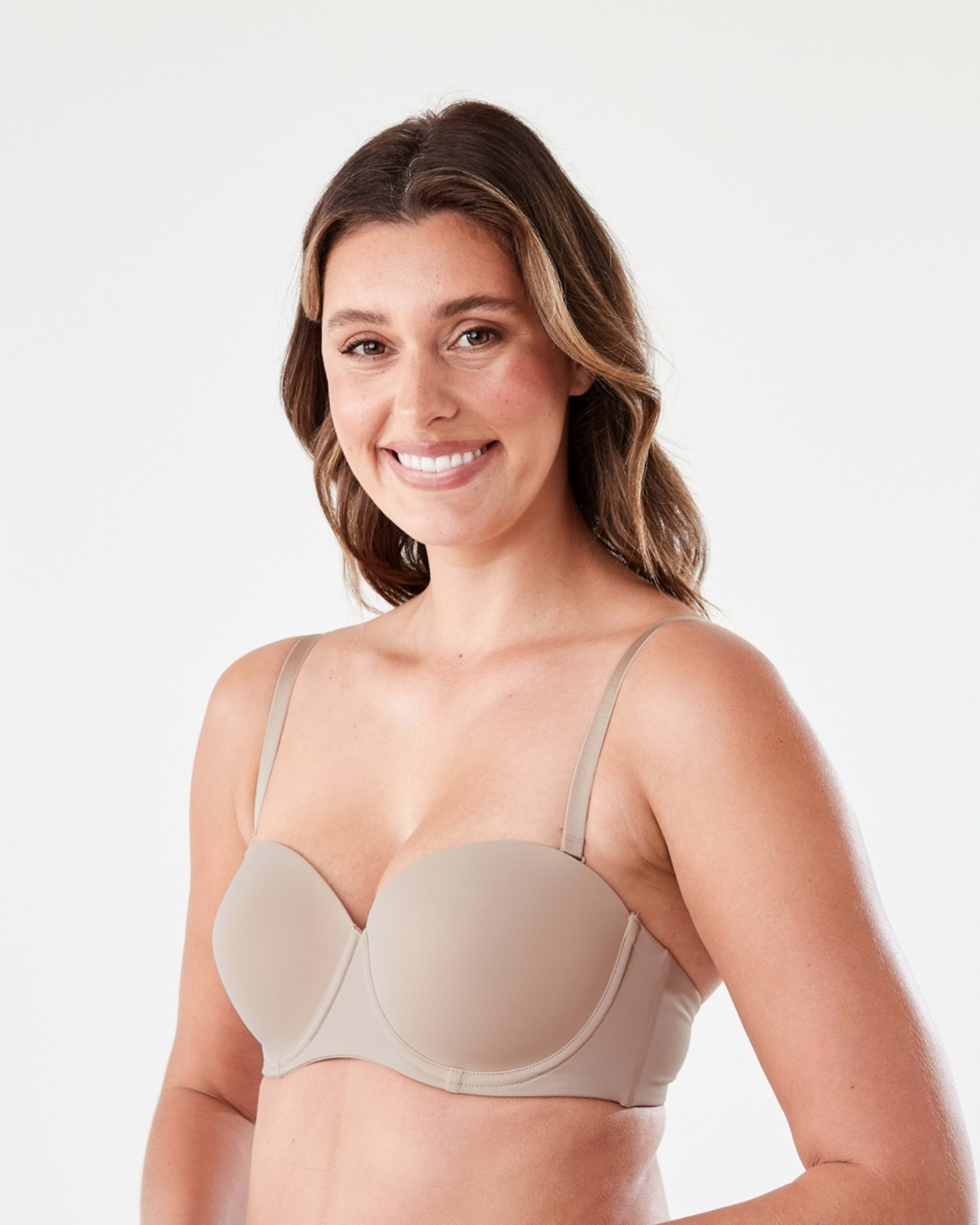 3 Strapless Push-Up Bra BEIGE, 3 of 9