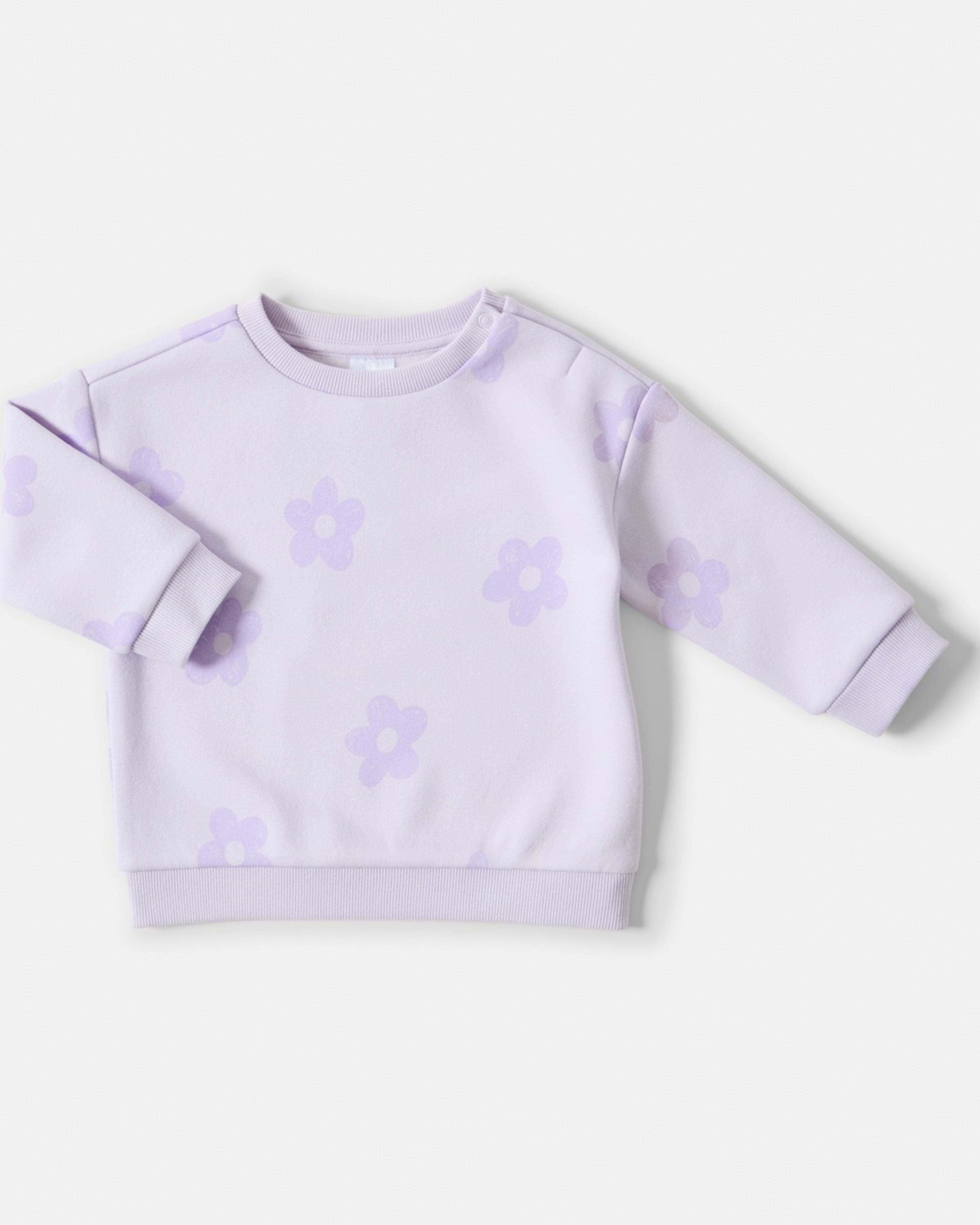 1 Drop Shoulder Sweatshirt Bold Daisy, 1 of 3
