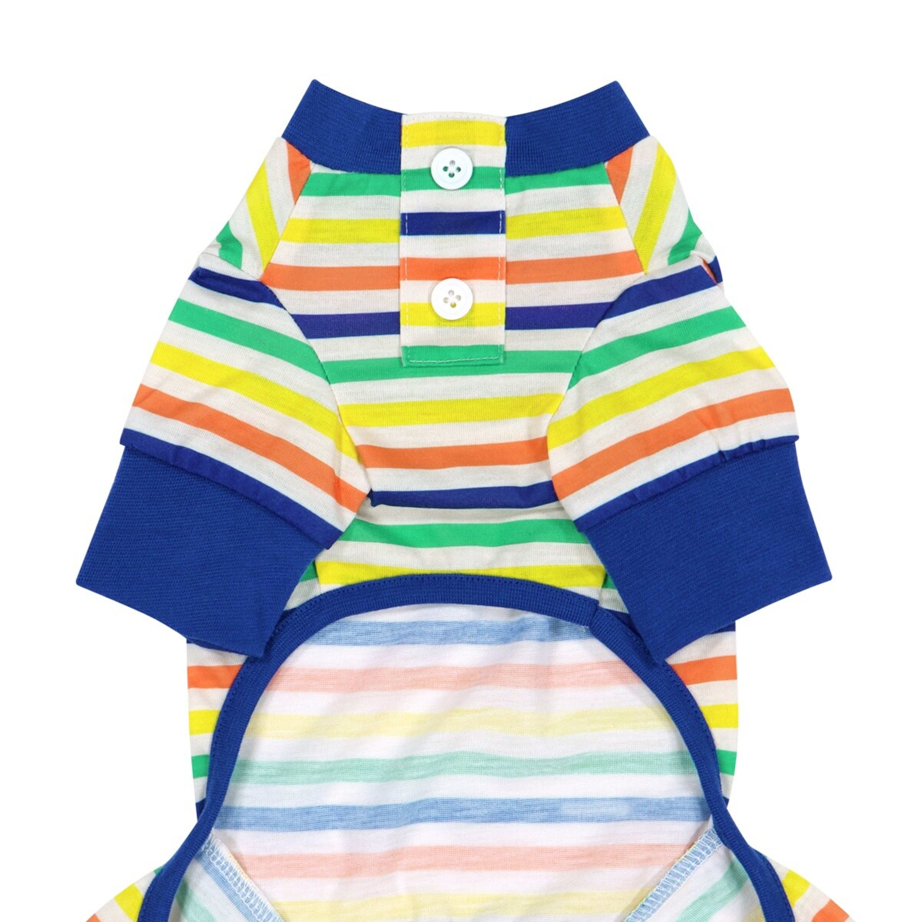 7 Pet Pyjama Stripe - Small, Blue, 7 of 9