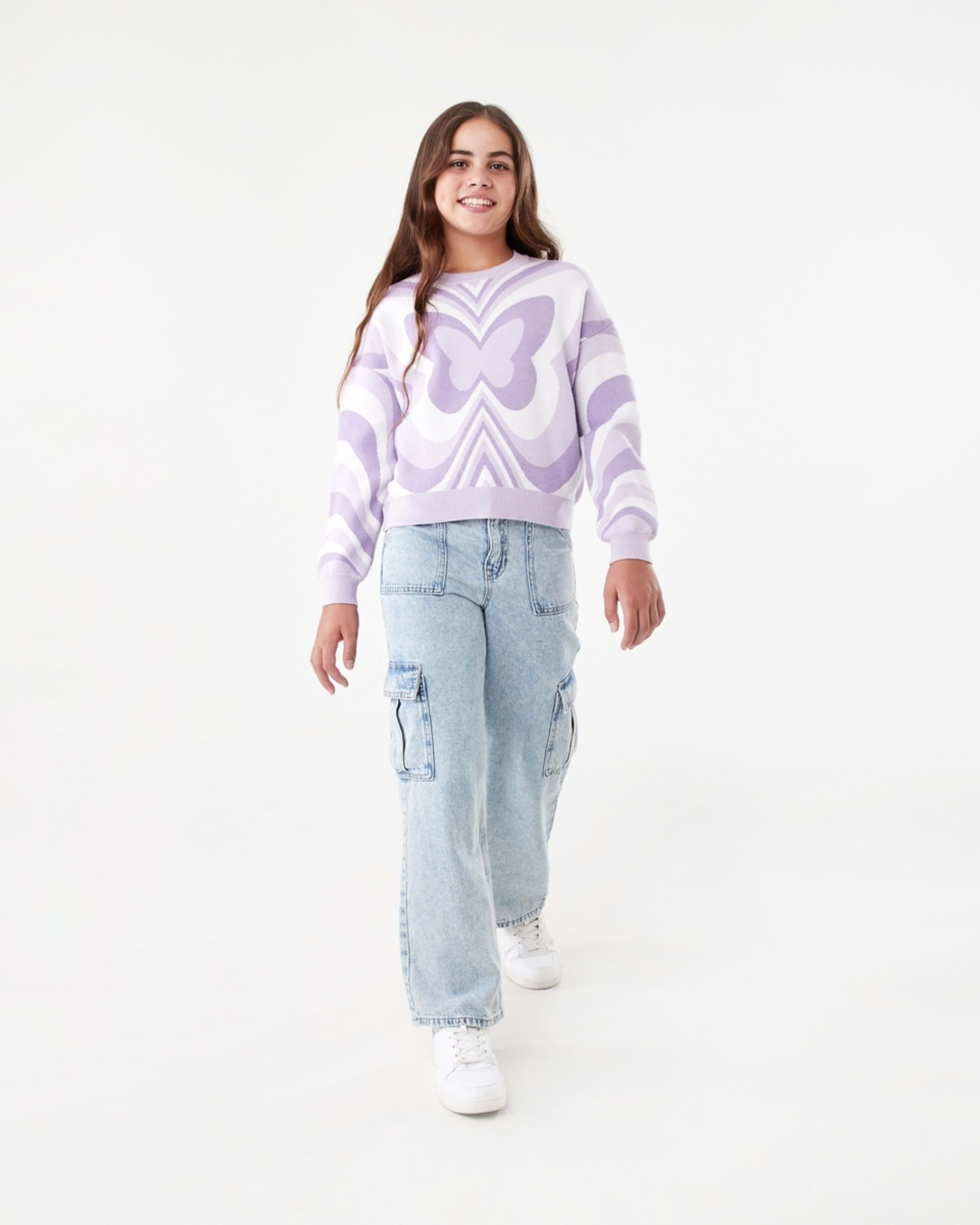 5 Jacquard Knit Top Marble, 5 of 8