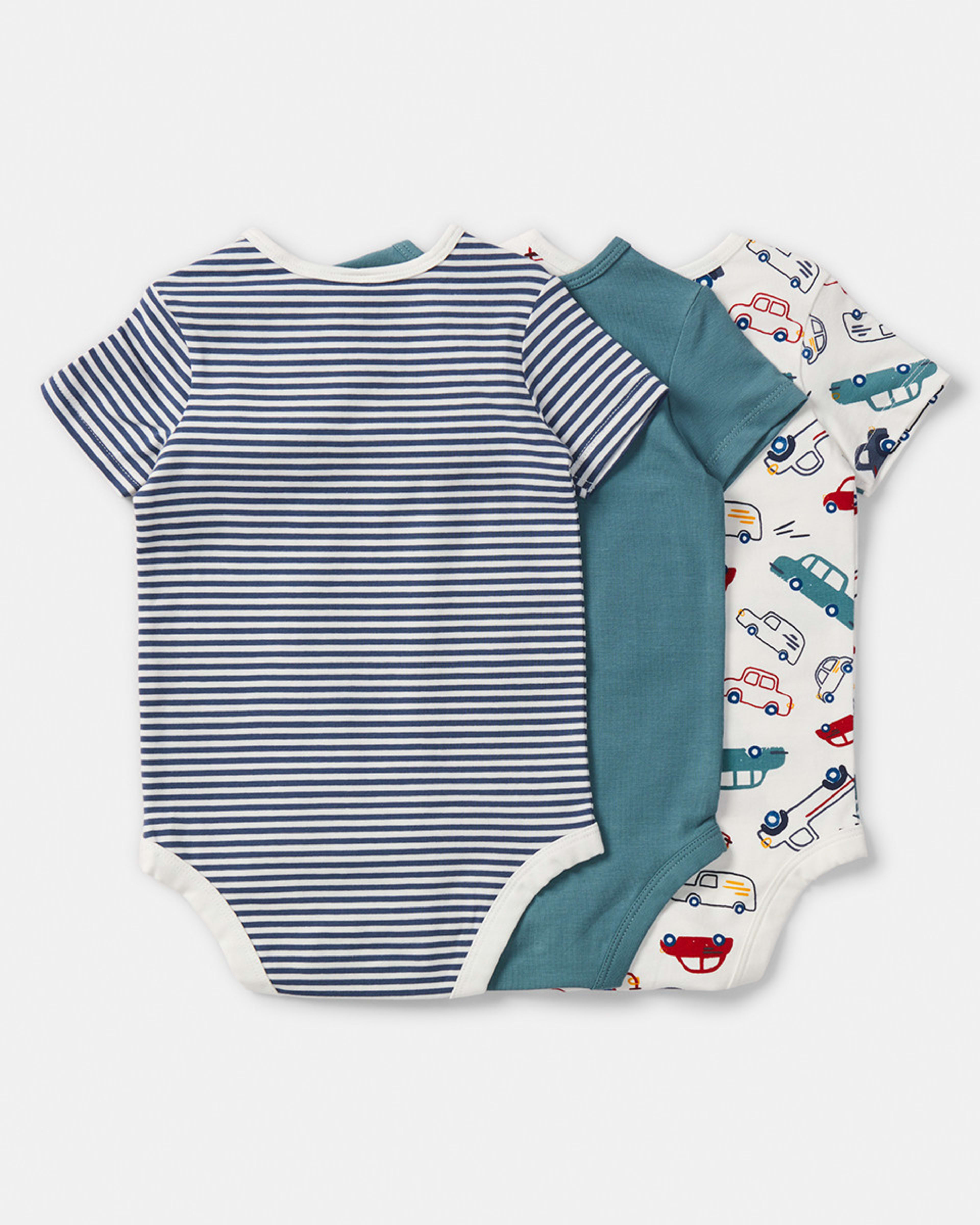 3 Pack Bodysuits Kmart