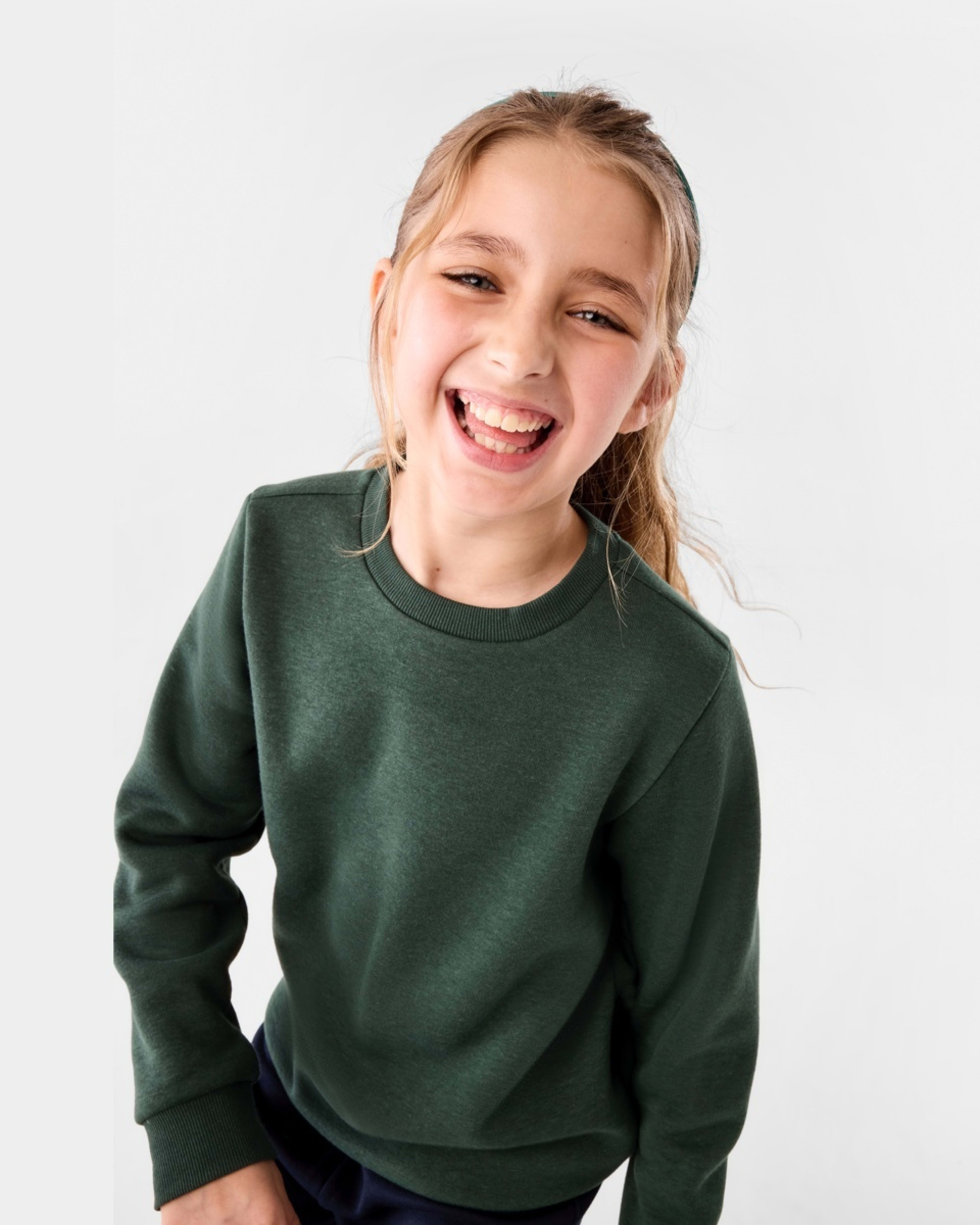 10 Basic Crew Sweatshirt Sycamore, 10 of 10
