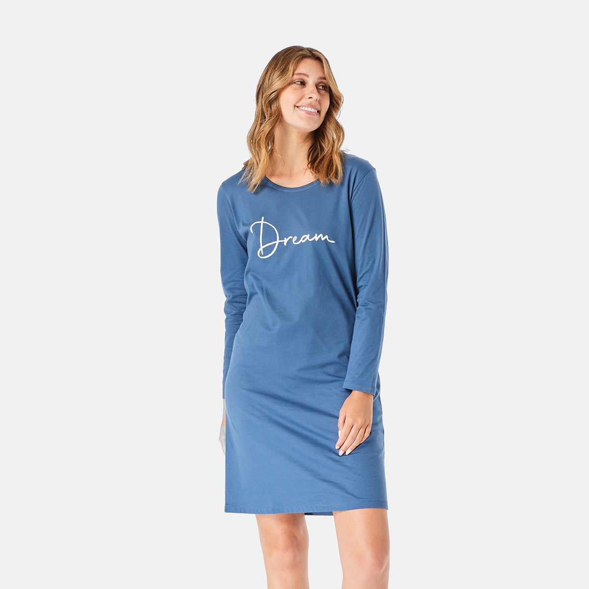Long Sleeve Nightie - Kmart