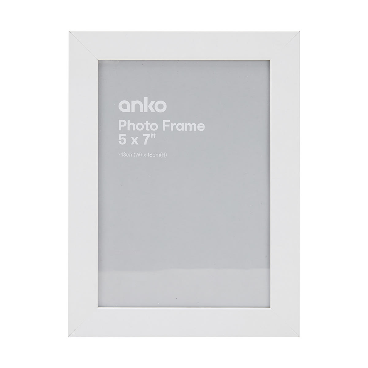 Frame 5in x 7in. Monaco White Kmart