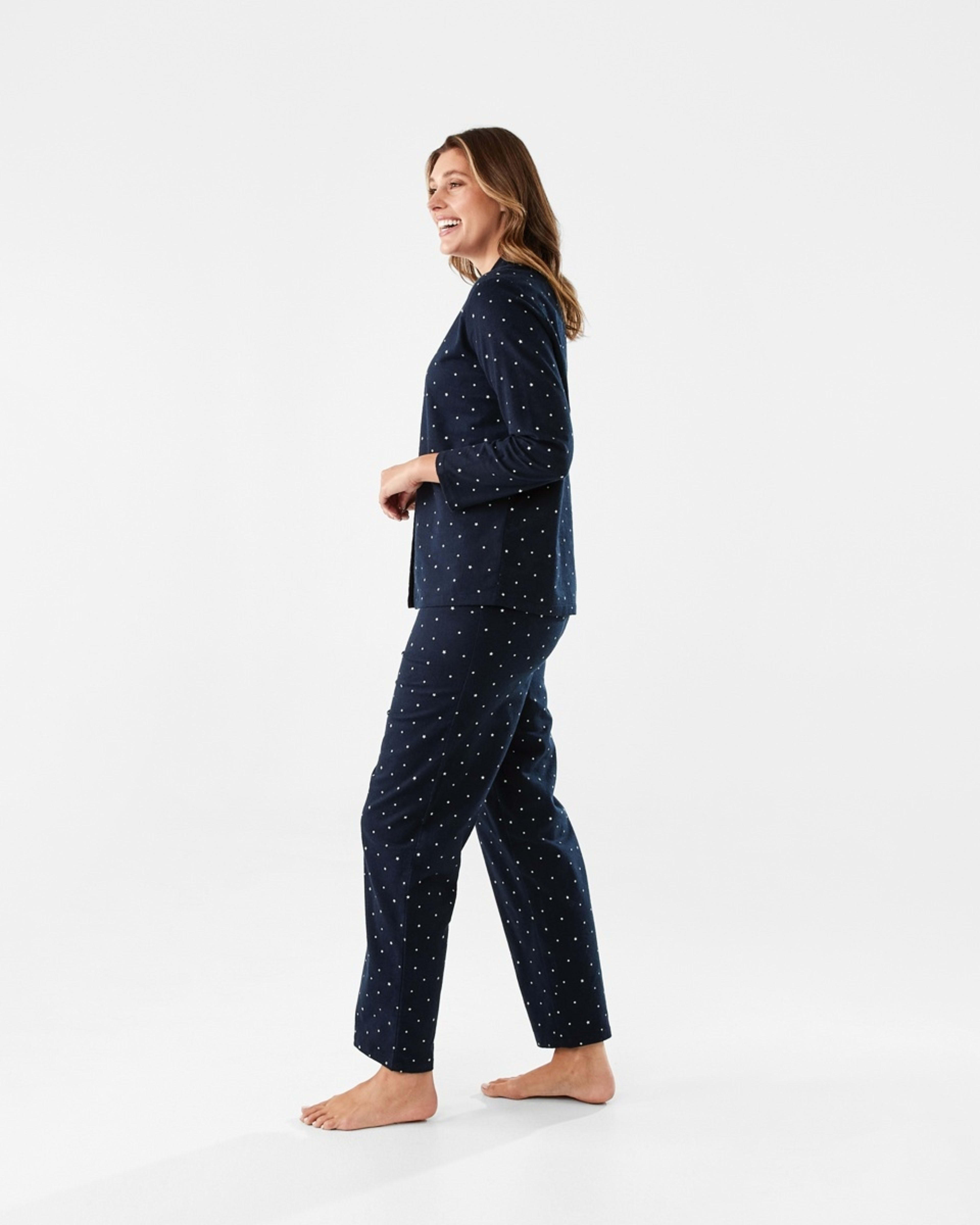 2 Flannel Pyjama Set Sml Star, 2 of 7