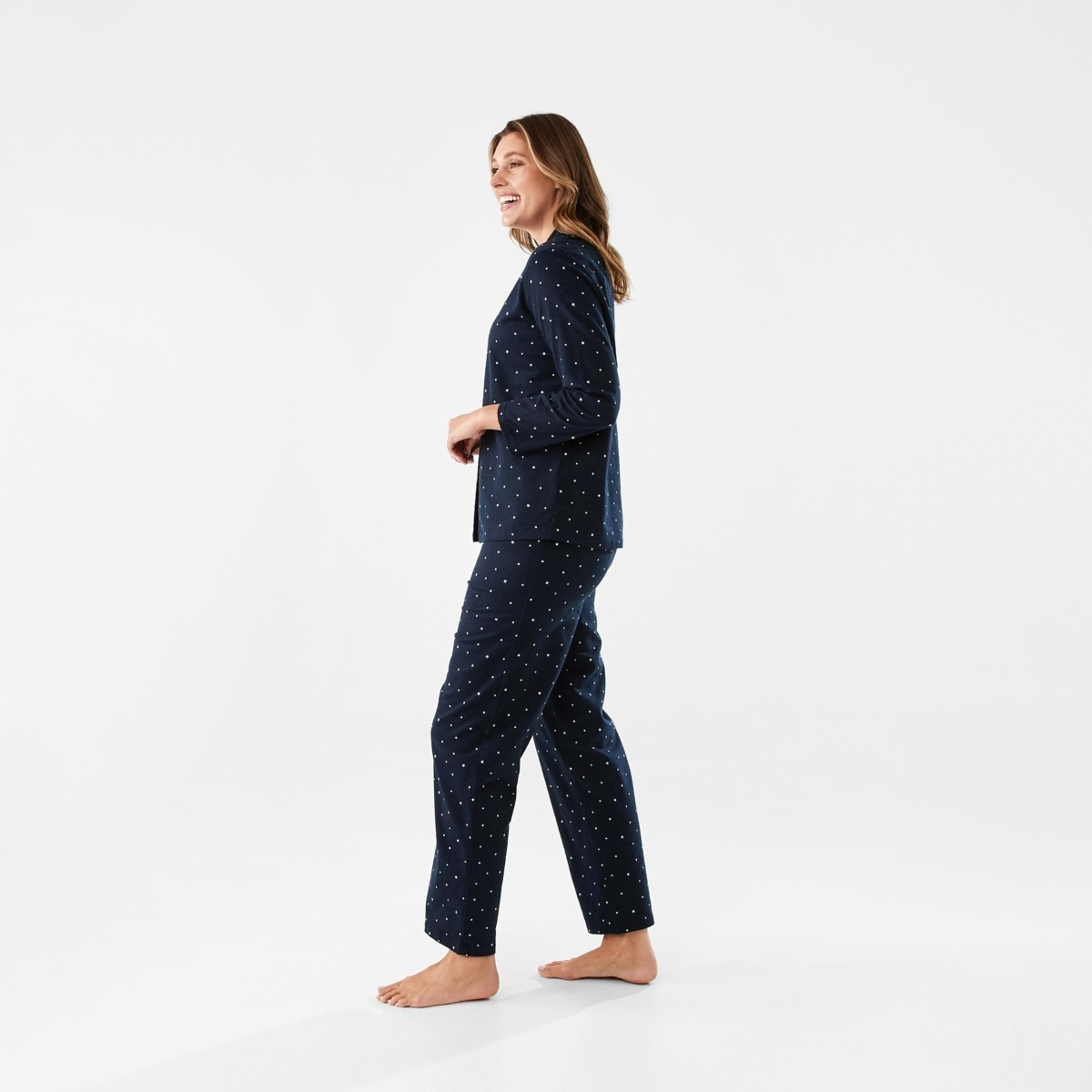 2 Flannel Pyjama Set Sml Star, 2 of 7