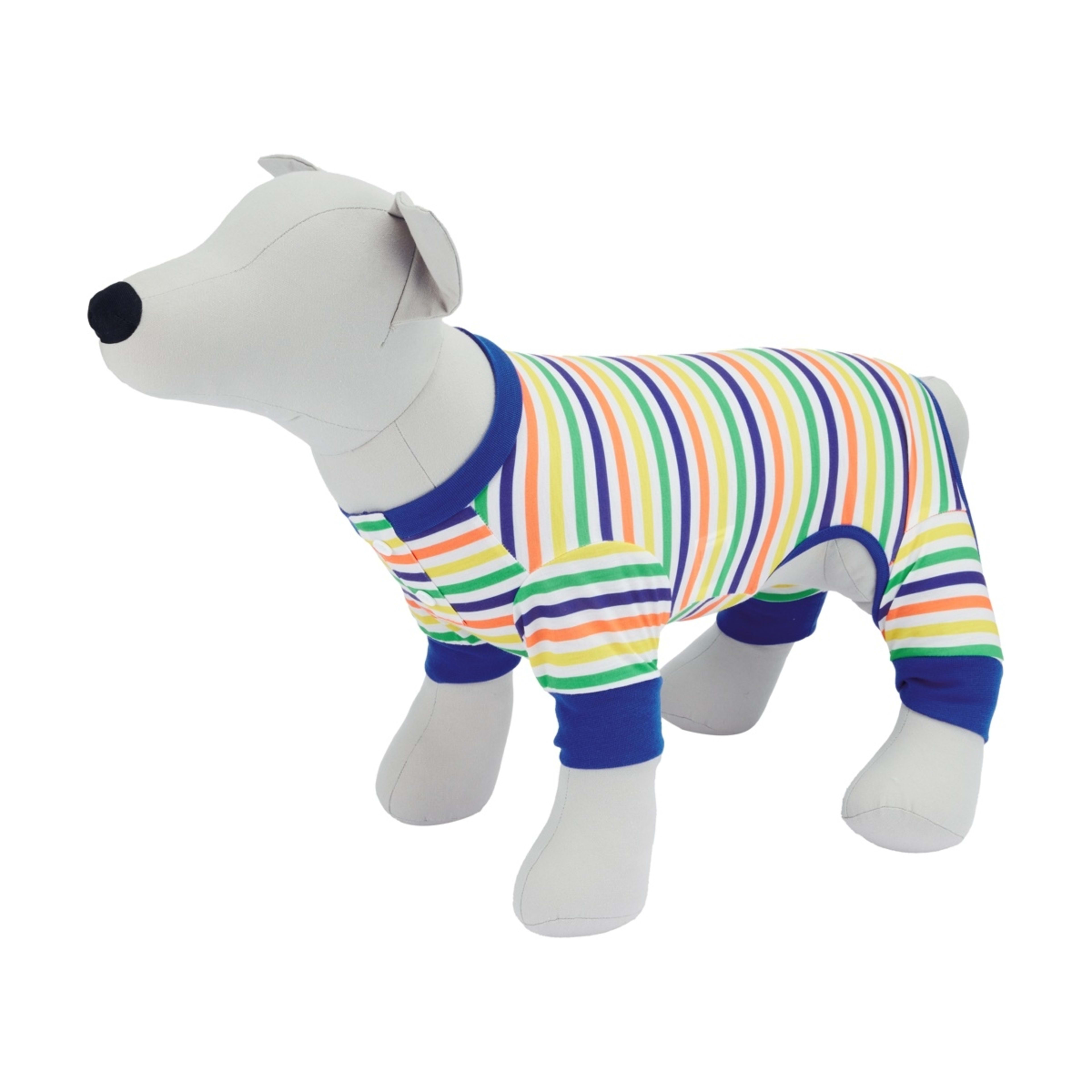 2 Pet Pyjama Stripe - Small, Blue, 2 of 9