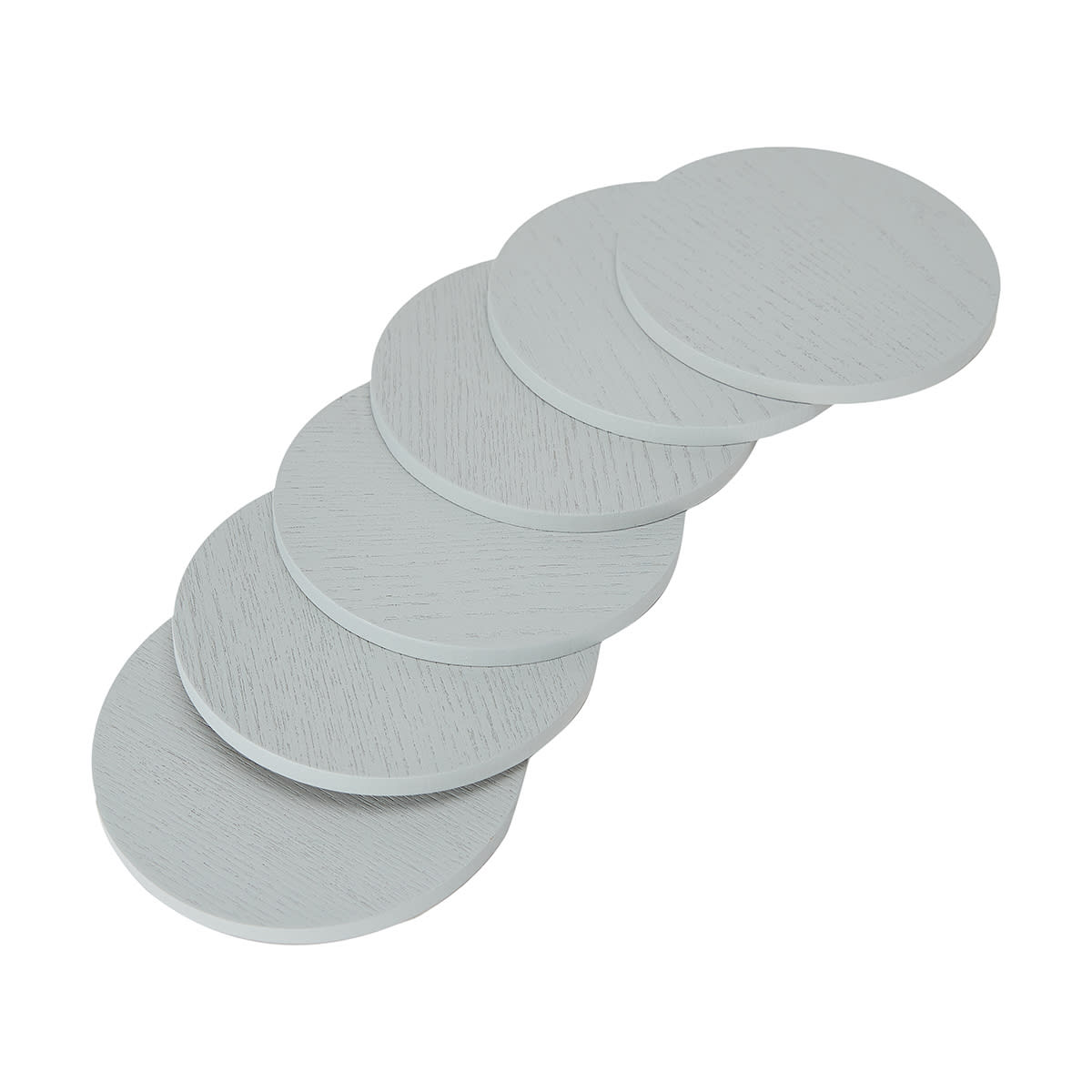 Set of 6 Grey Coasters Kmart