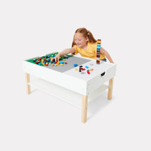 Lego Storage Lego Table For Girls Build 'n' Store Wooden Base