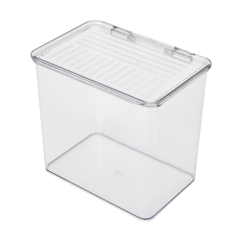 Clear Tall Square Container with Lid Kmart