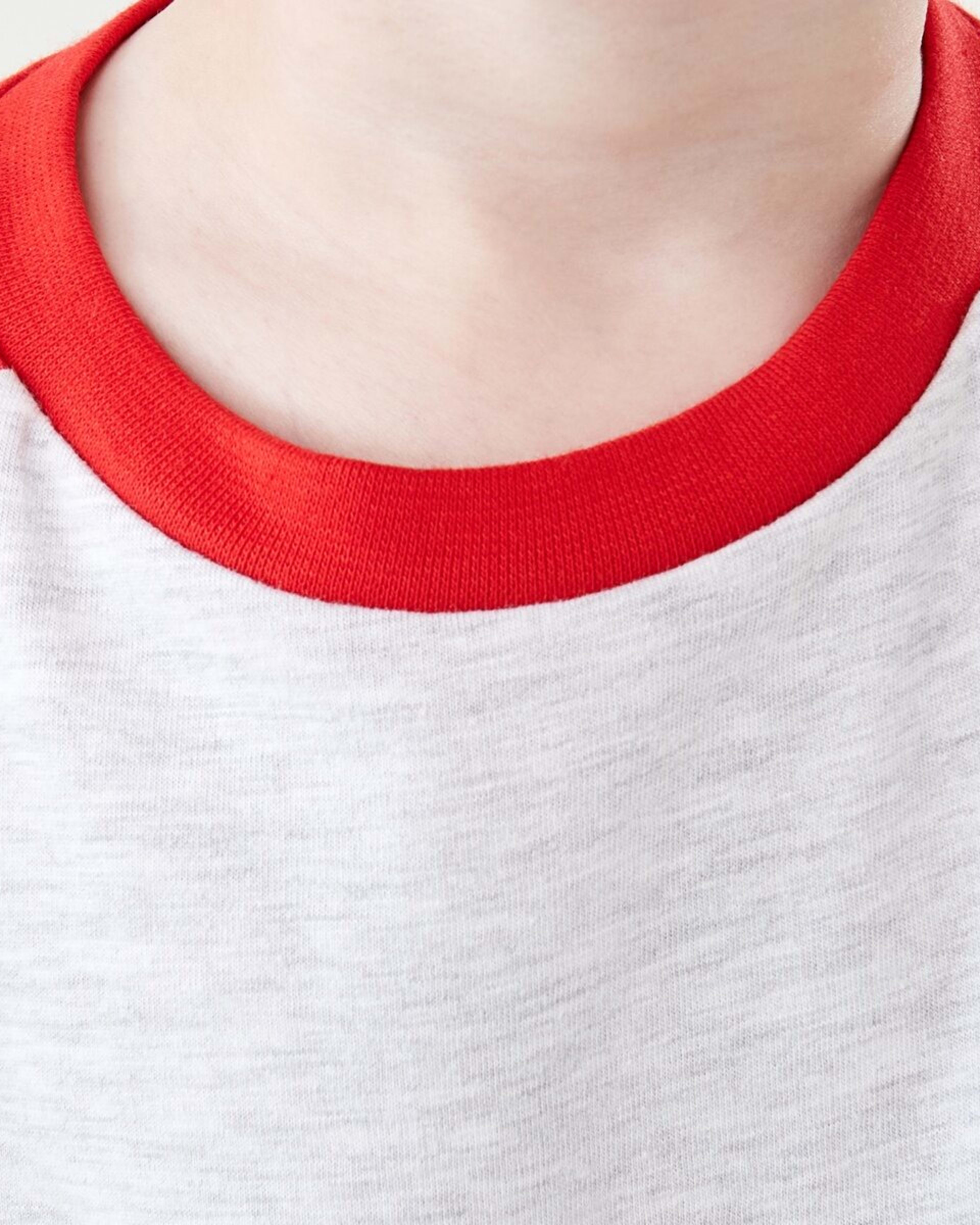4 Printed Raglan Long Sleeve T-shirt Marl Ateam, 4 of 9