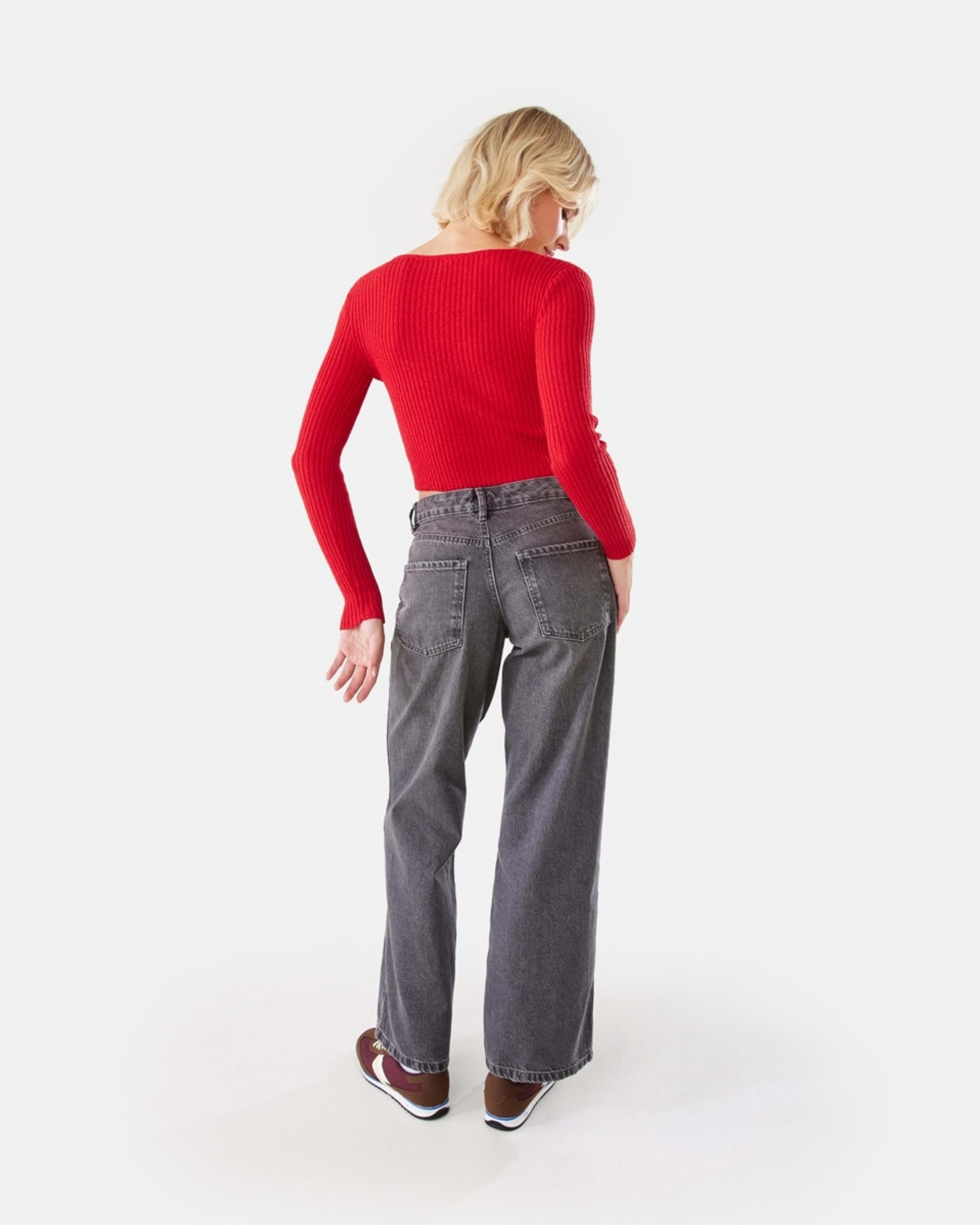 6 Lace Up Crop Jumper Strawberry, 6 of 8