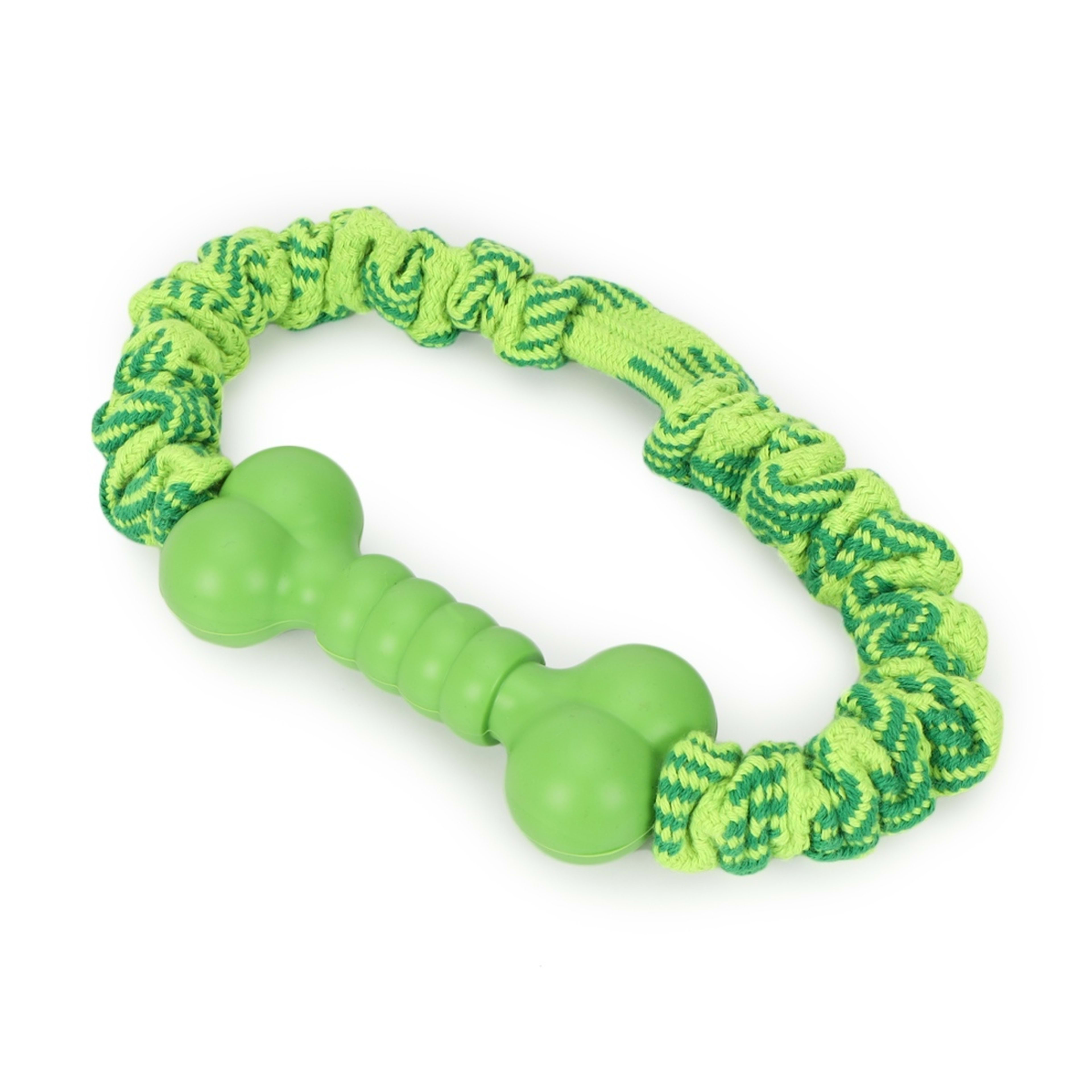 1 Pet Toy Rope Rubber Bone