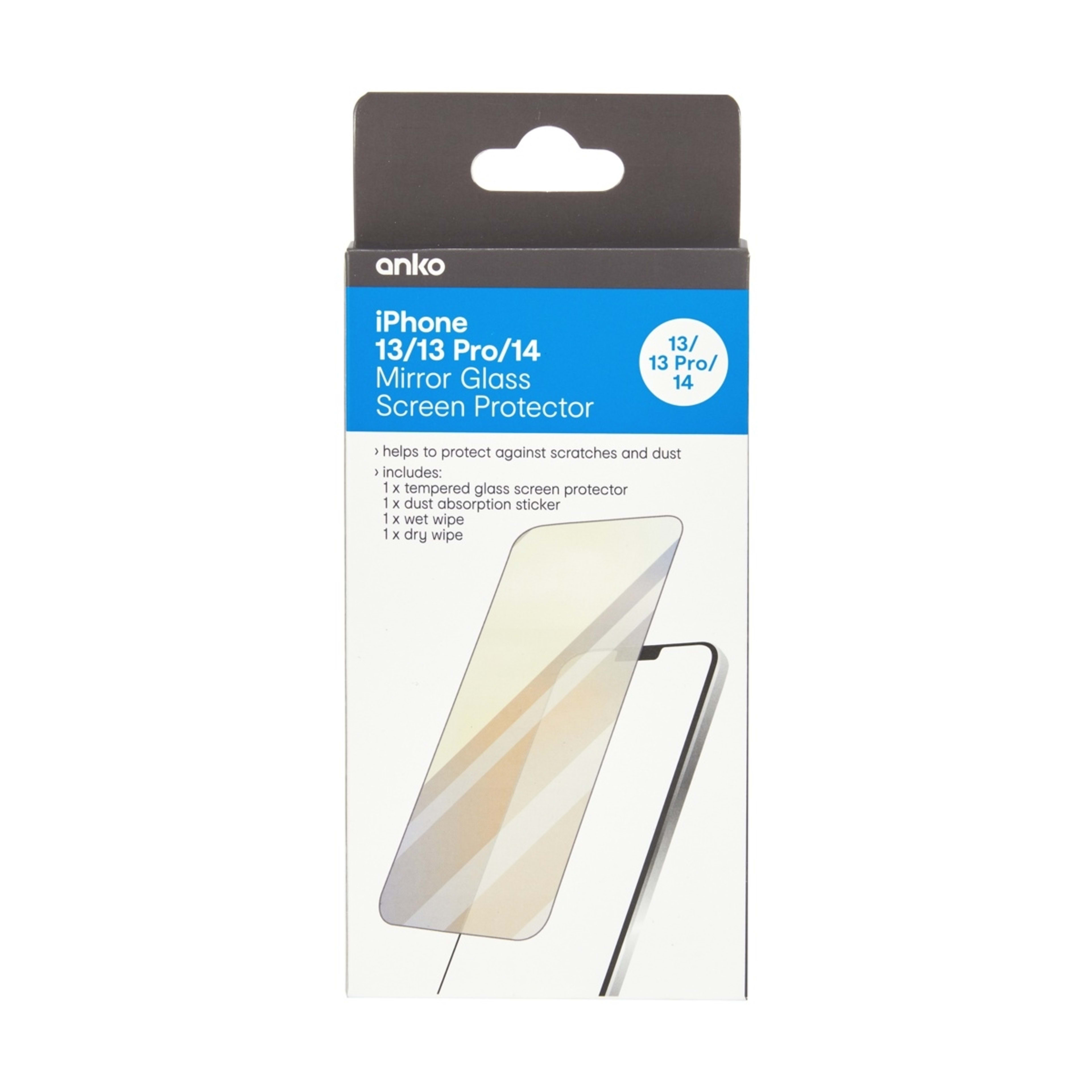 1 iPhone 13/13 Pro/14 Mirror Glass Screen Protector, 1 of 2