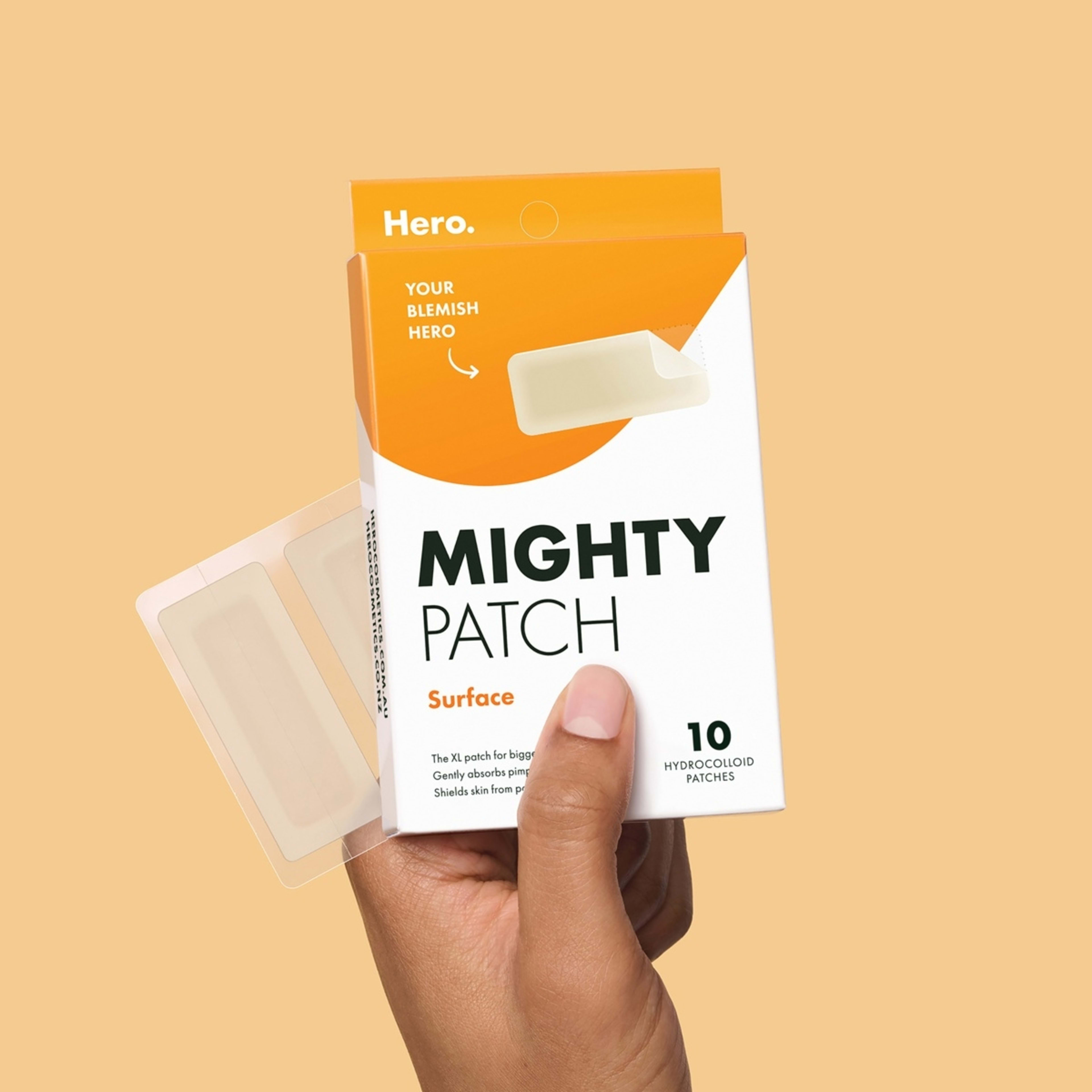 9 Hero 10 Pack Mighty Patch Surface Pimple Patches - Hydrocolloid, 9 of 9