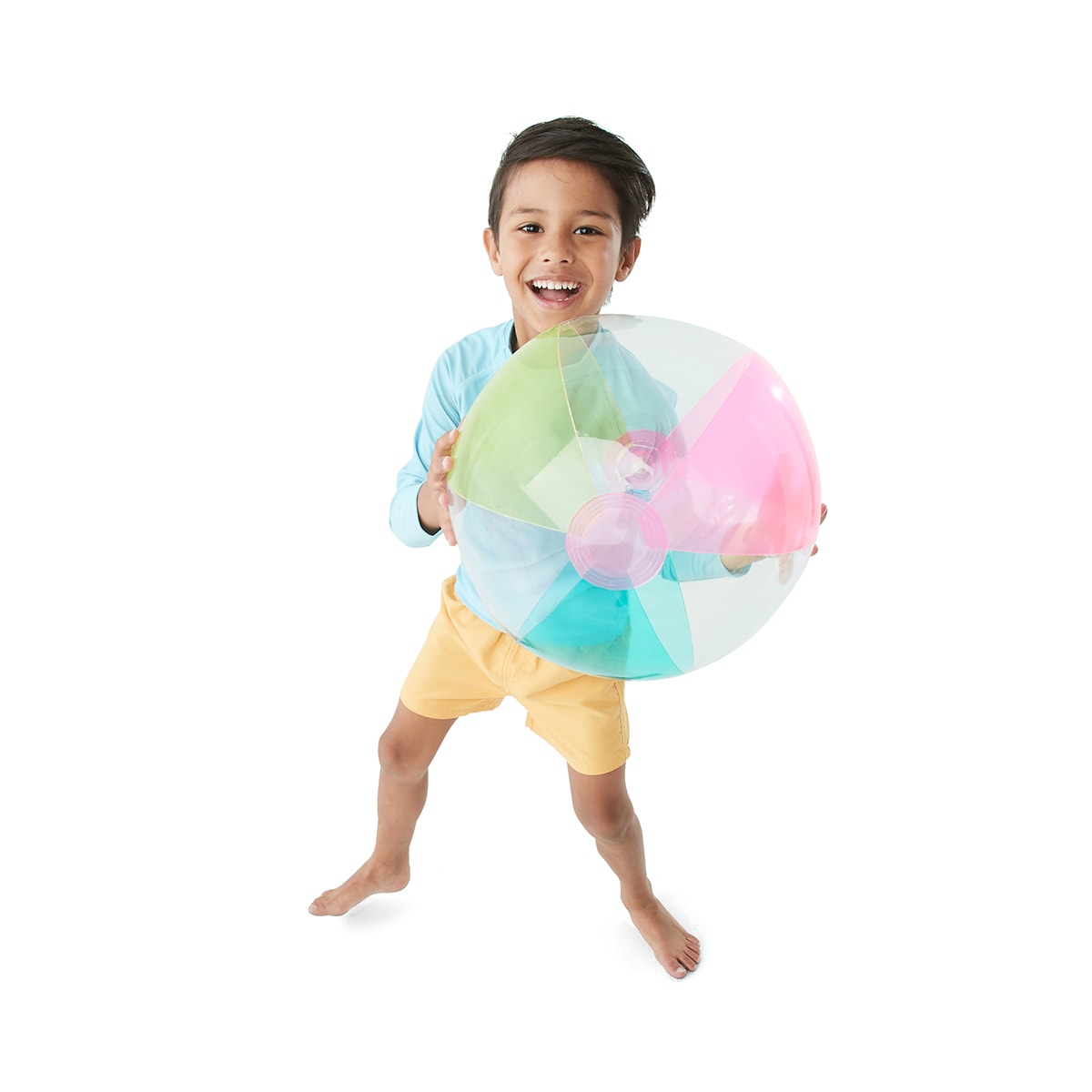 2 Pack Inflatable Translucent Beach Balls Kmart