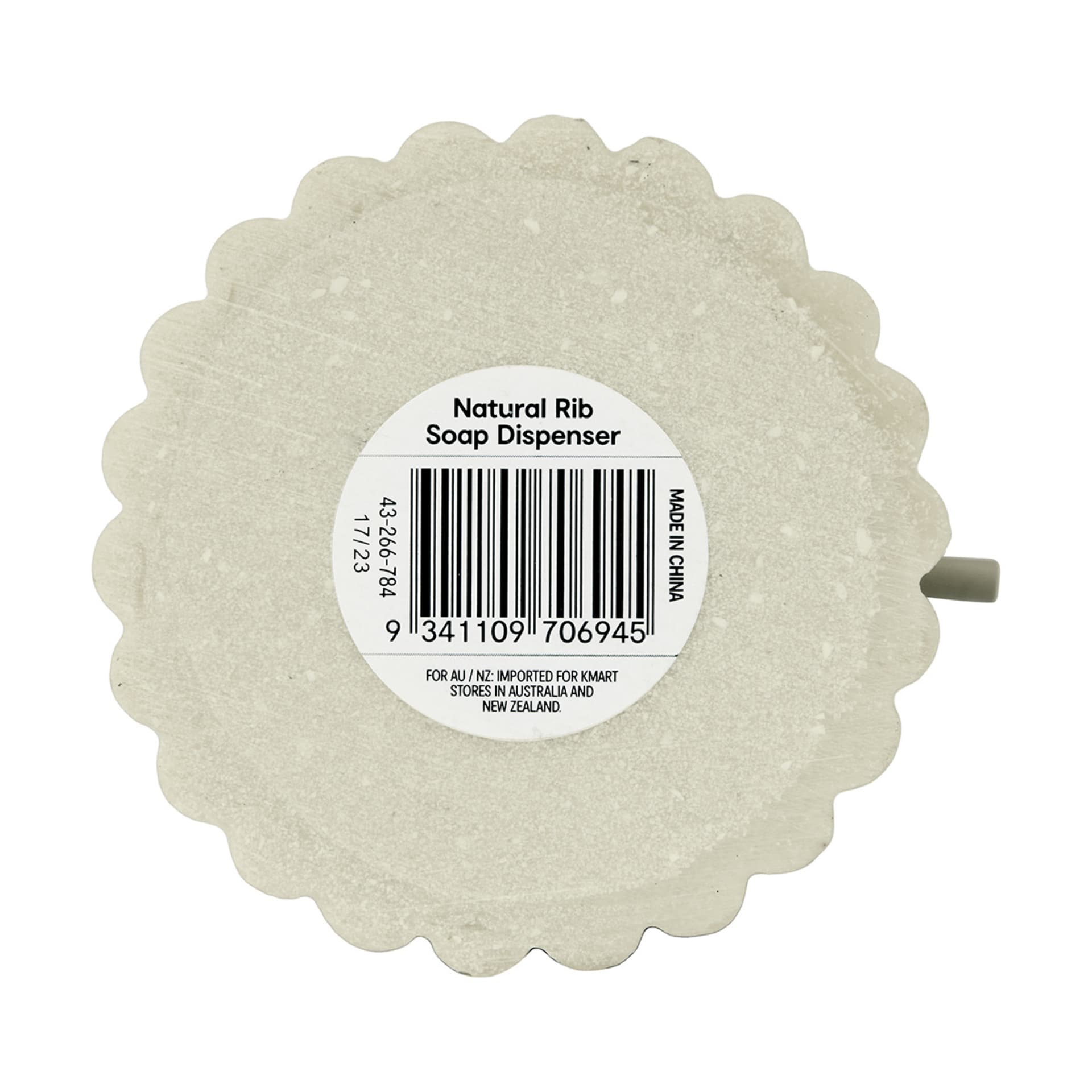 Natural Rib Soap Dispenser Kmart