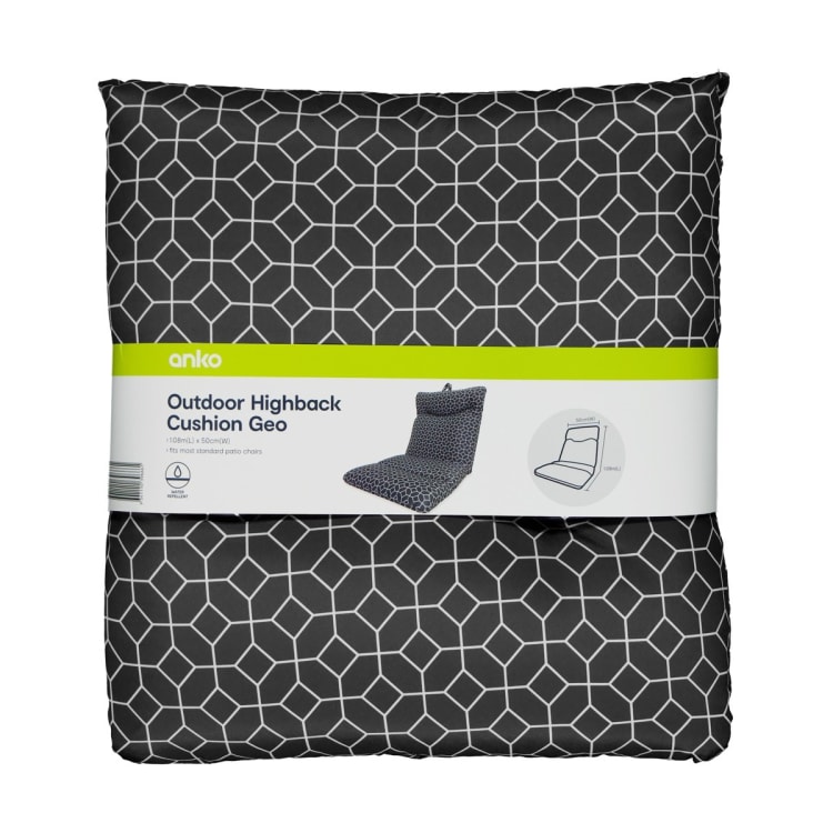 Outside Geometric Highback Cushion - Kmart