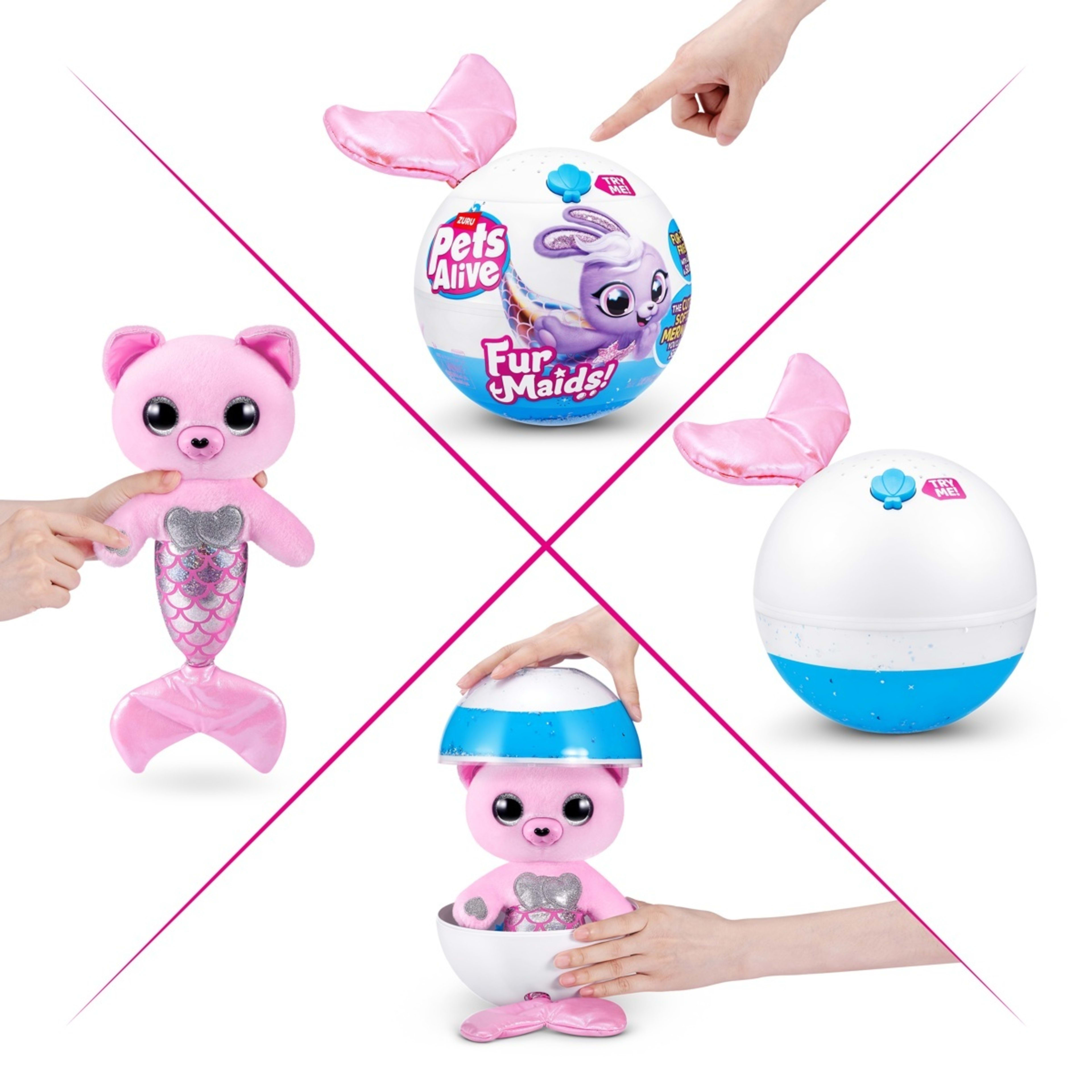 7 Zuru Pets Alive Furmaids! - Assorted, 7 of 9