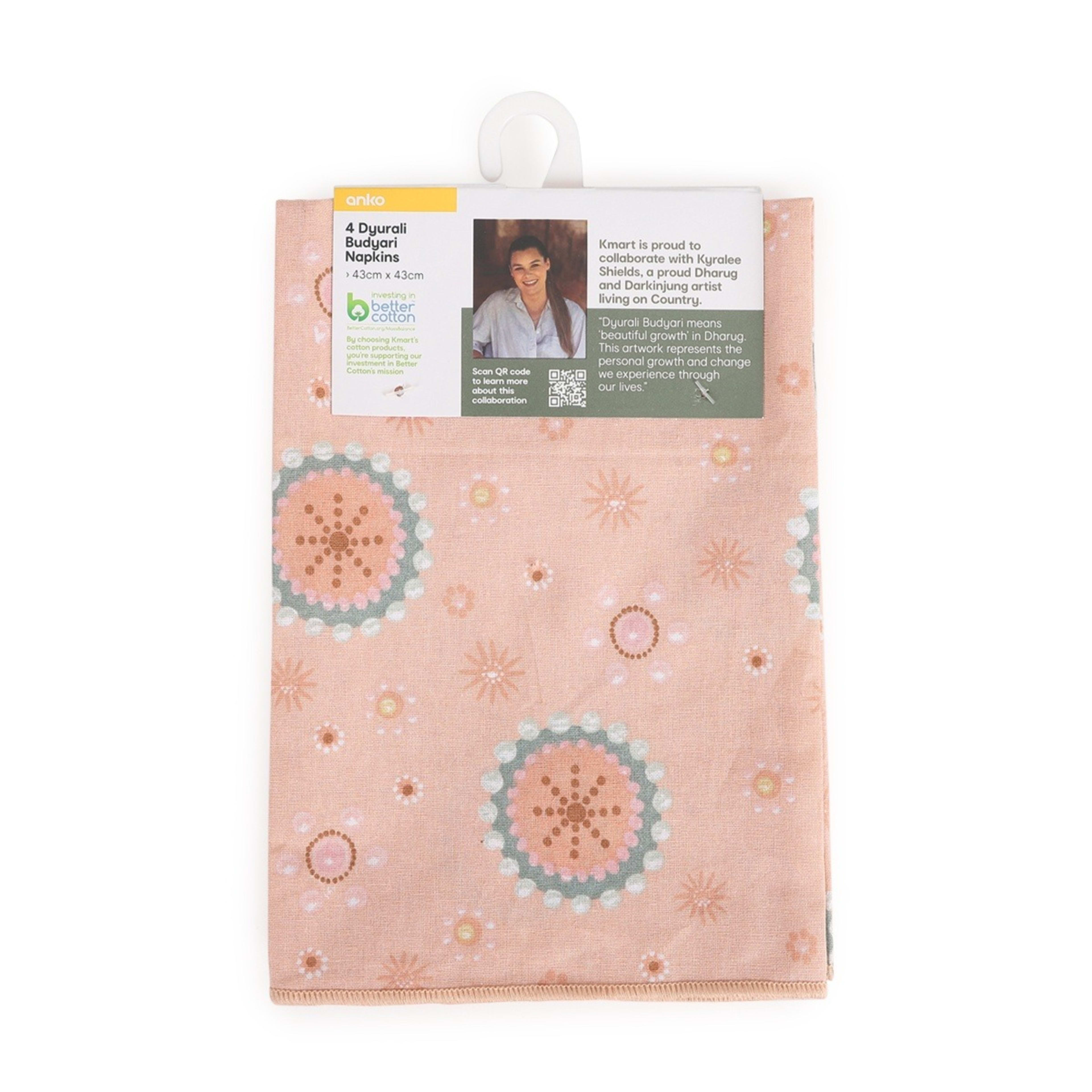 5 4 Pack Dyurali Budyari Napkins, 5 of 5