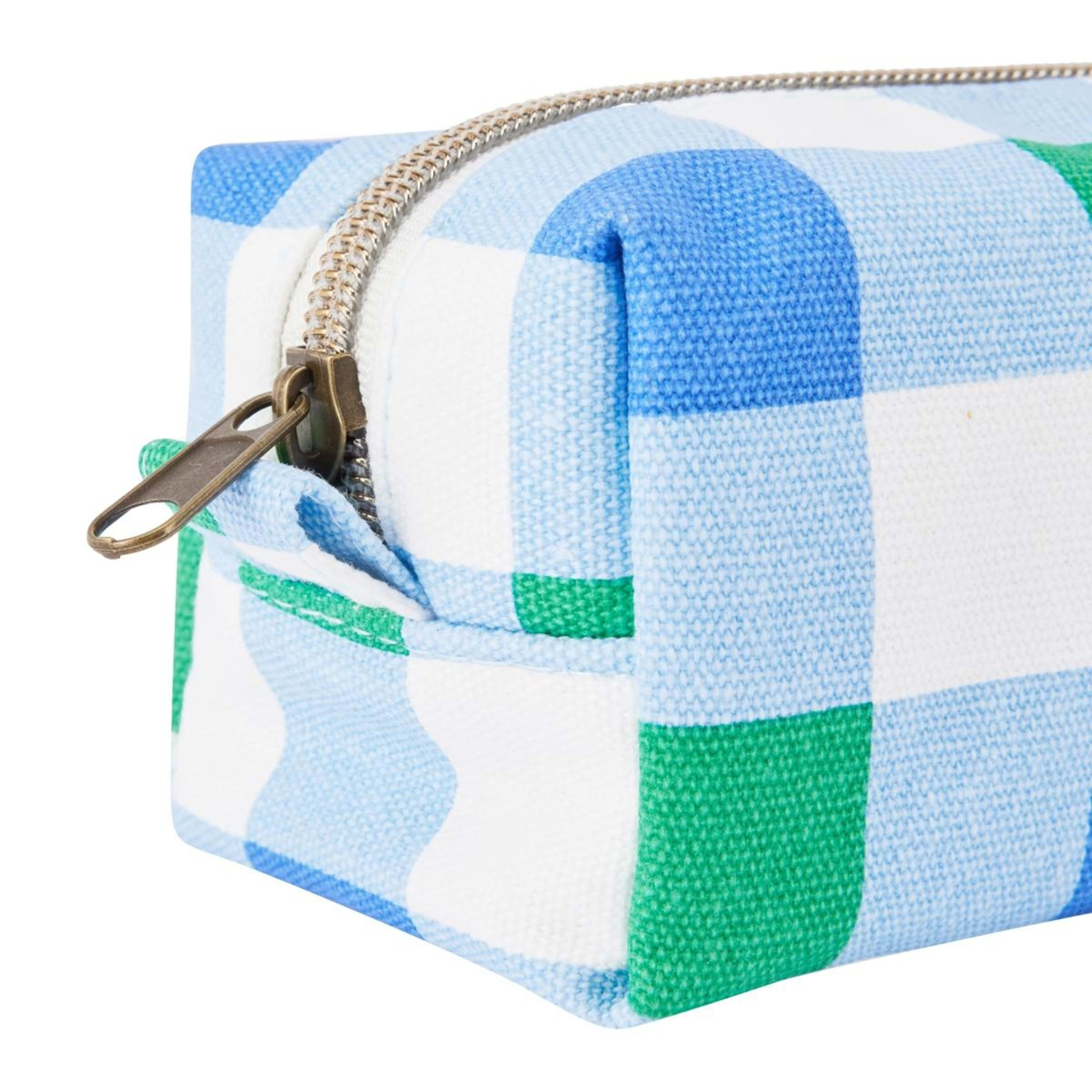 3 Barrel Pencil Case - Check, 3 of 6