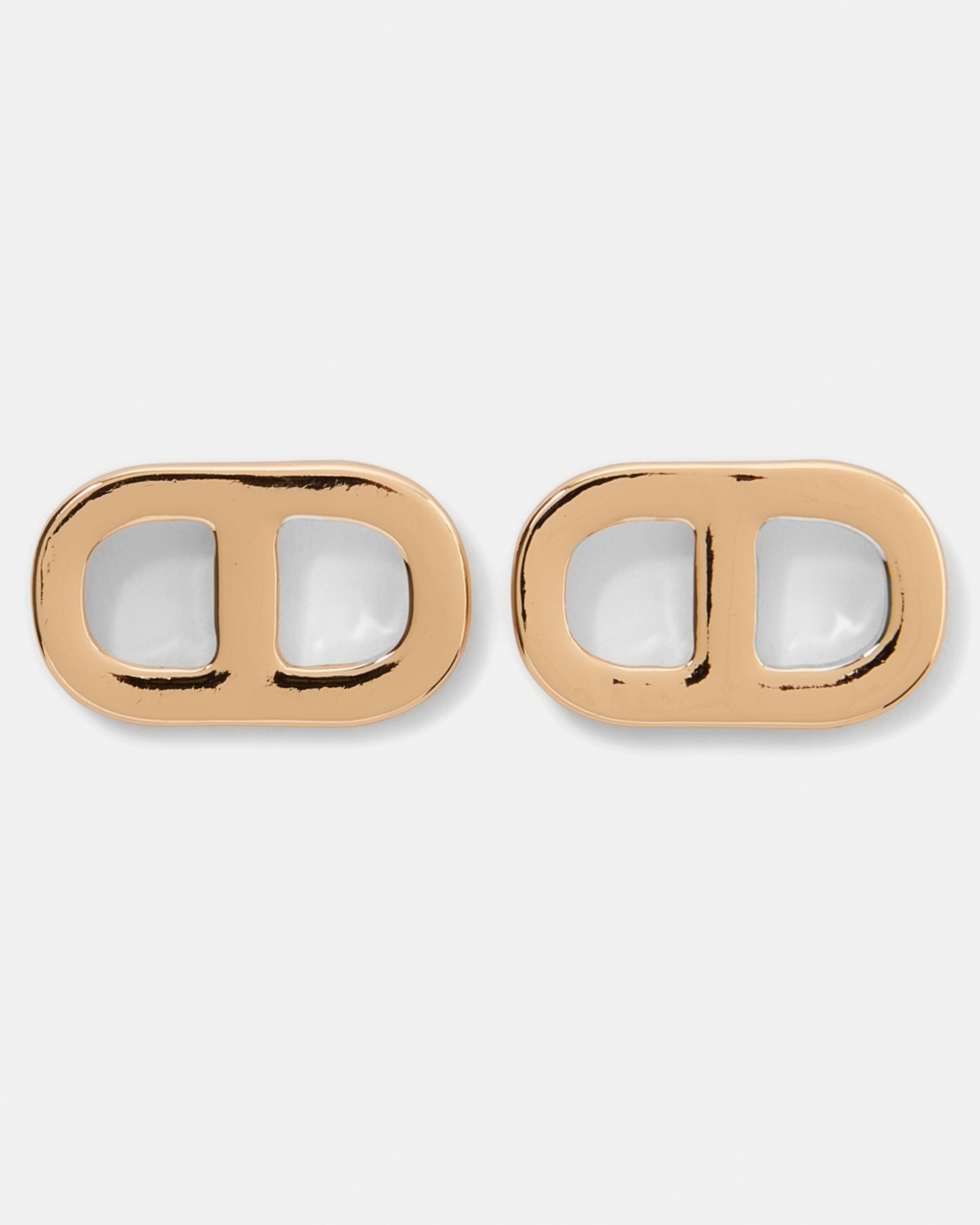 1 Interlink Stud Earrings GOLD, 1 of 5
