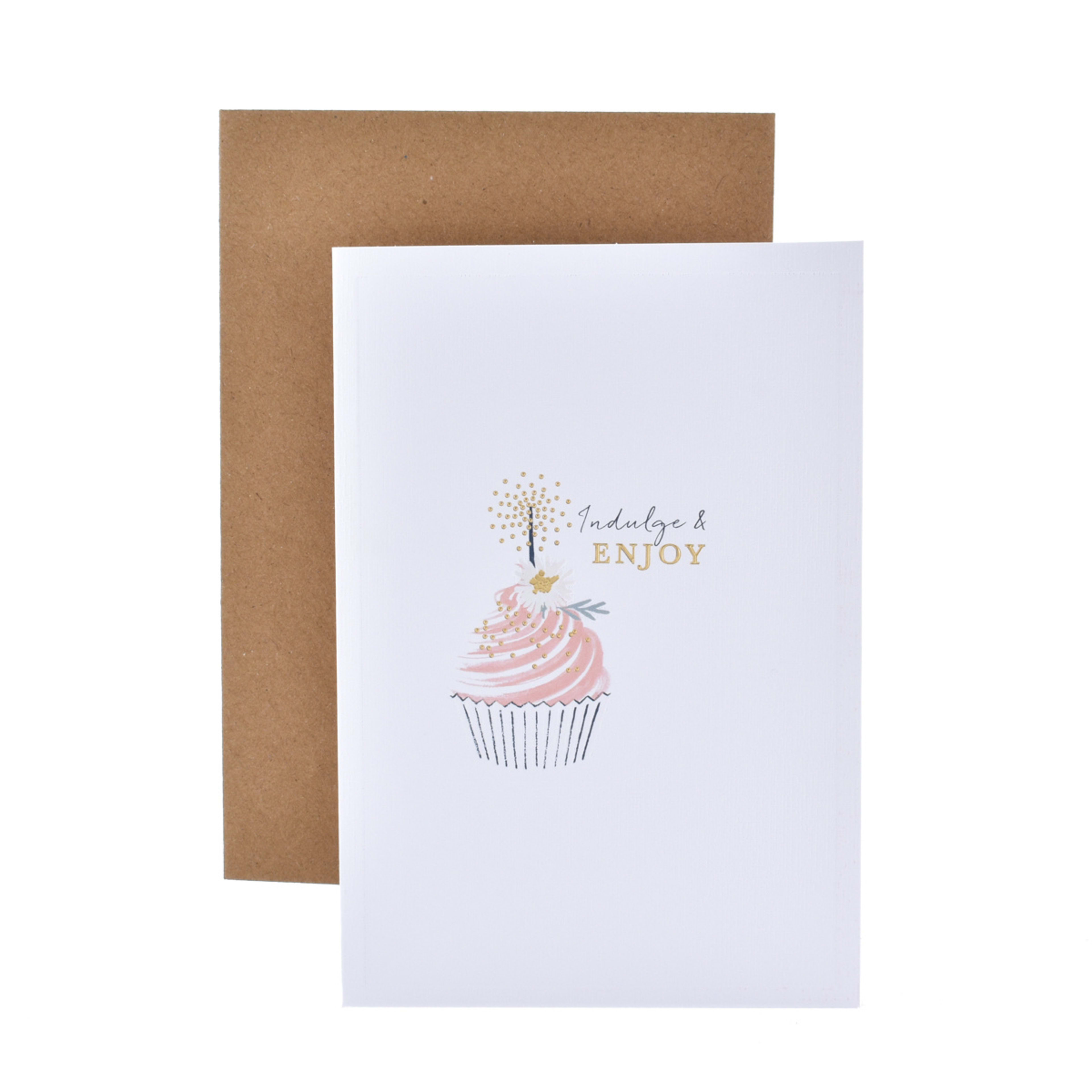 1 Hallmark Birthday Card - Indulge and Enjoy