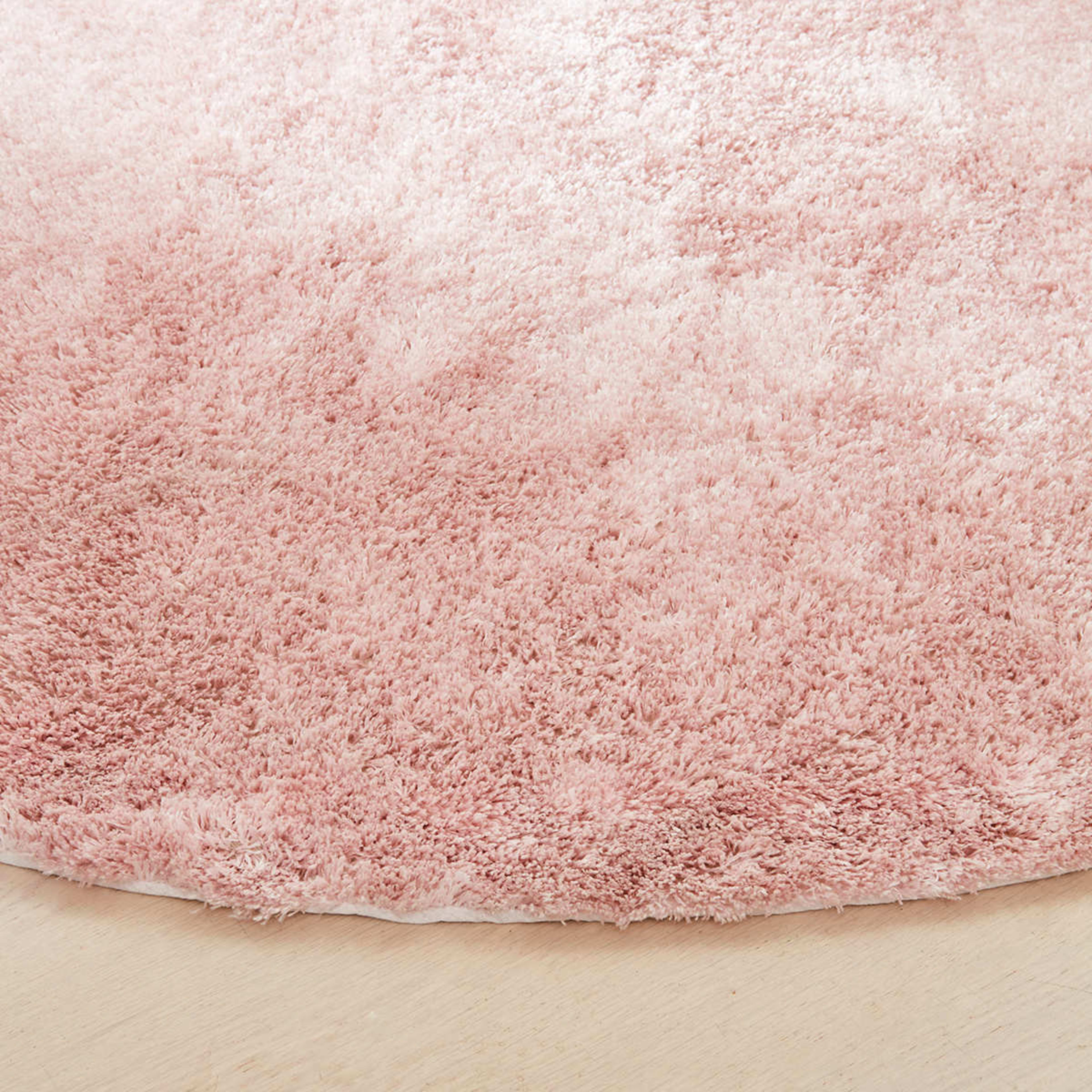 Luxe Round Rug Blush 180cm Kmart