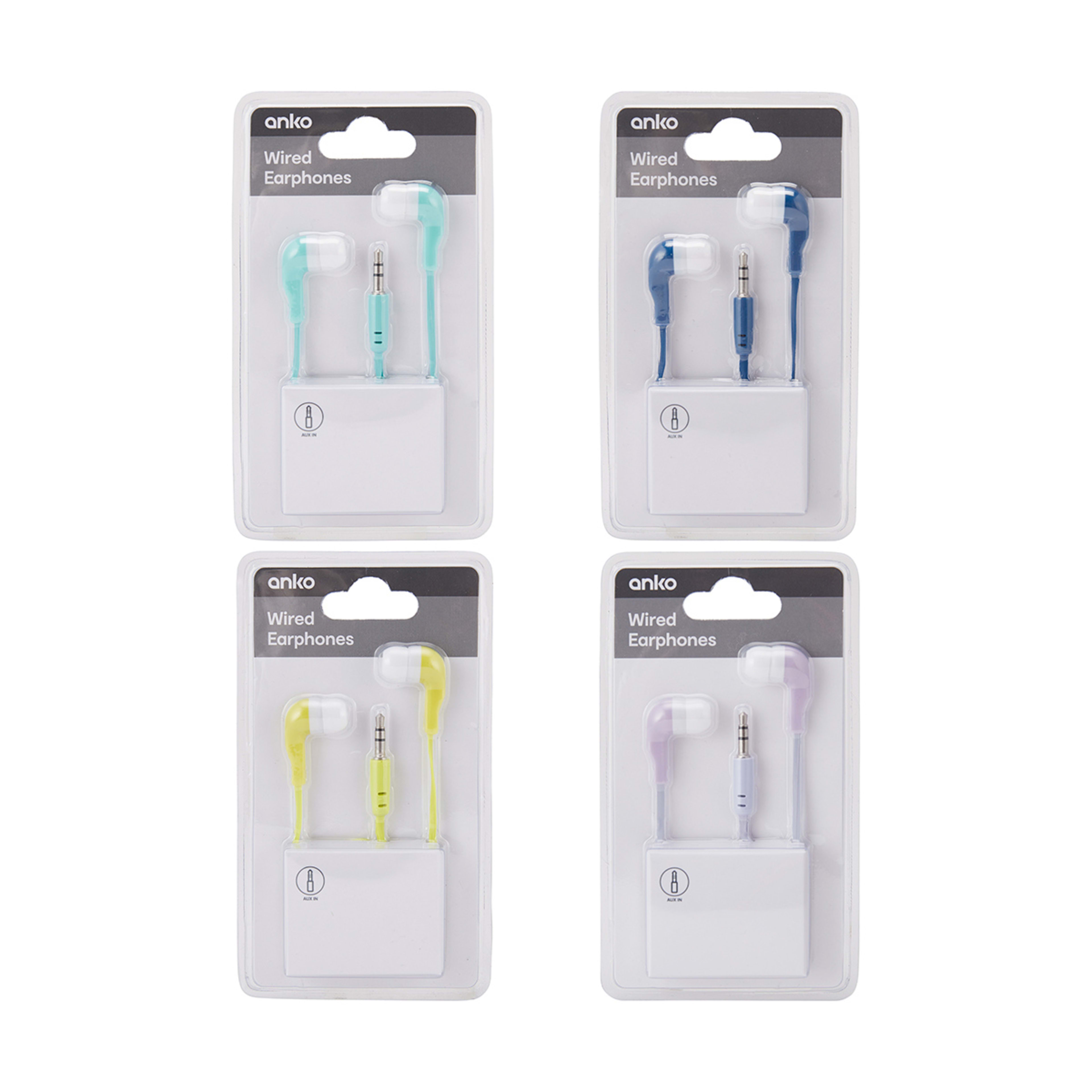 7 Wired Earphones - Assorted, 7 of 7
