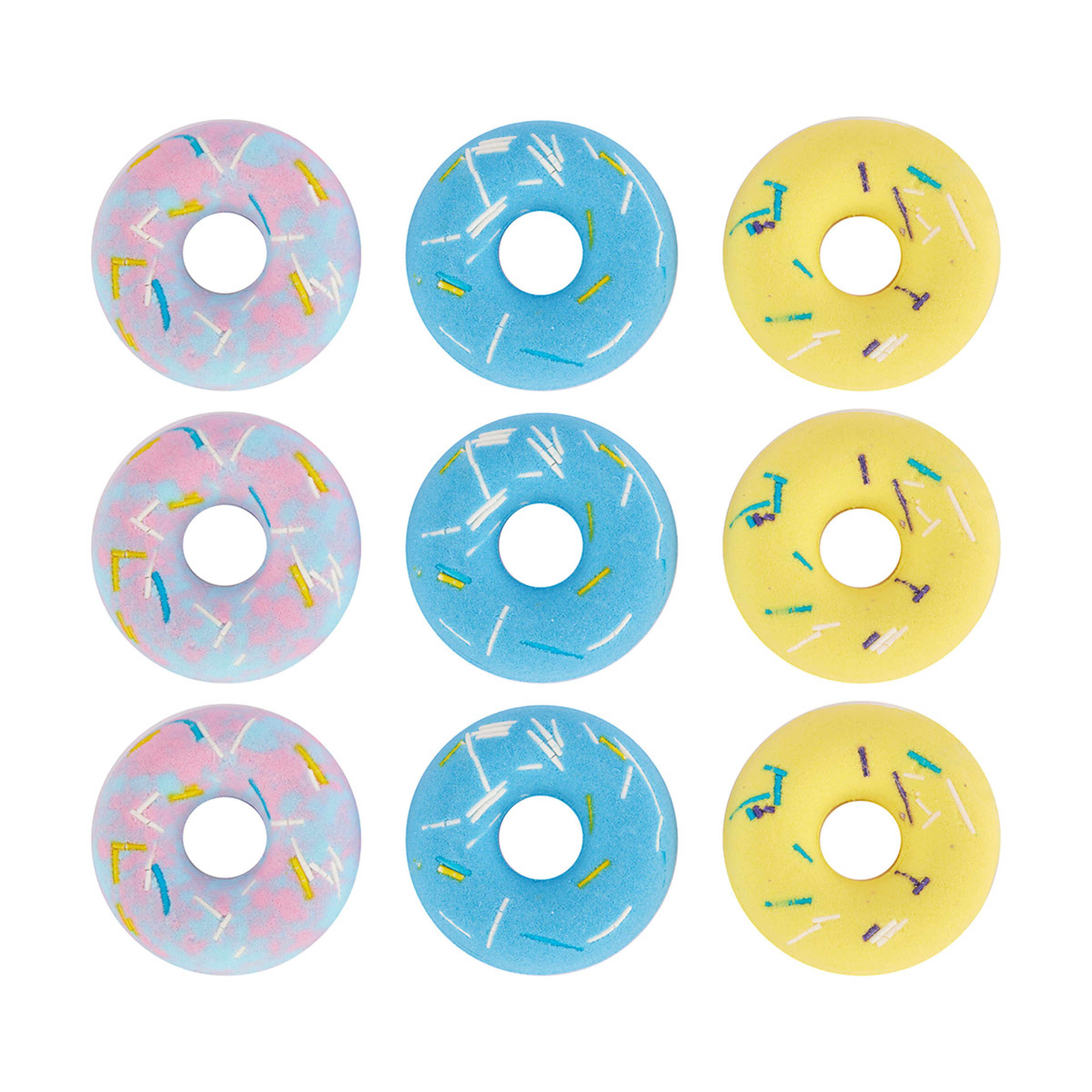2 OXX Bodycare 9 Piece Multi Bath Fizzers - Donut, 2 of 7