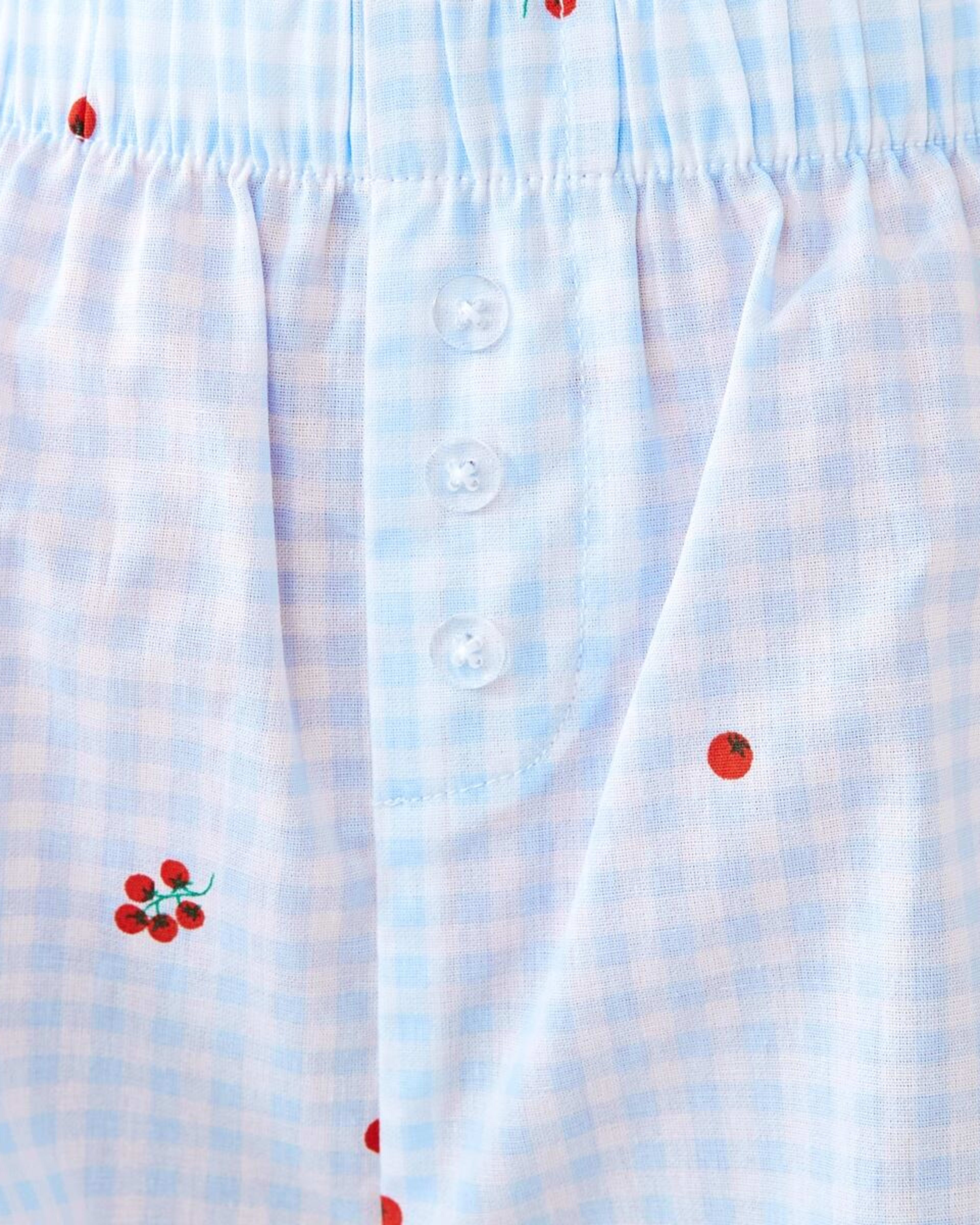4 Woven Boxer Shorts TOMATO CHECK HALOGEN BLUE, 4 of 6