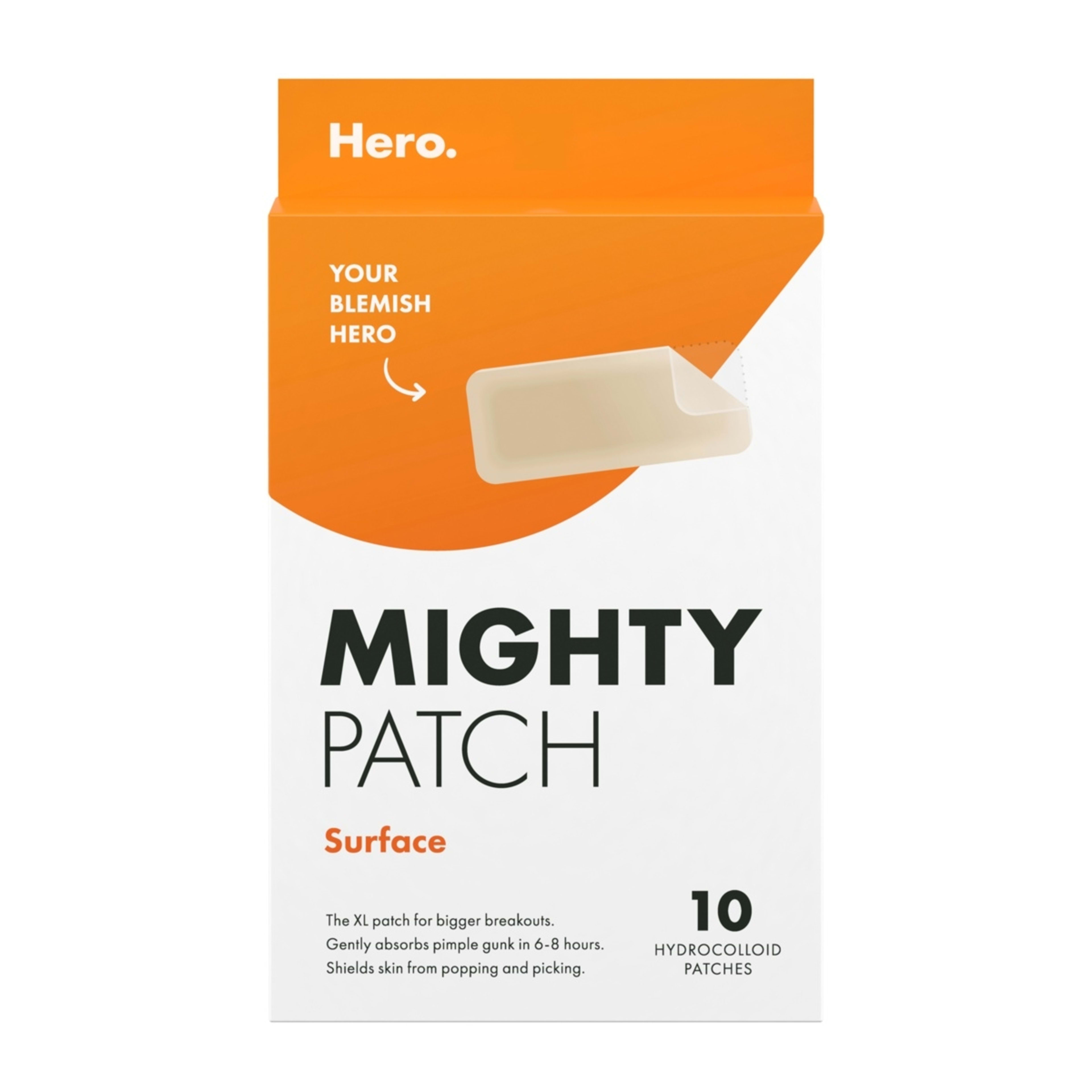 1 Hero 10 Pack Mighty Patch Surface Pimple Patches - Hydrocolloid, 1 of 9