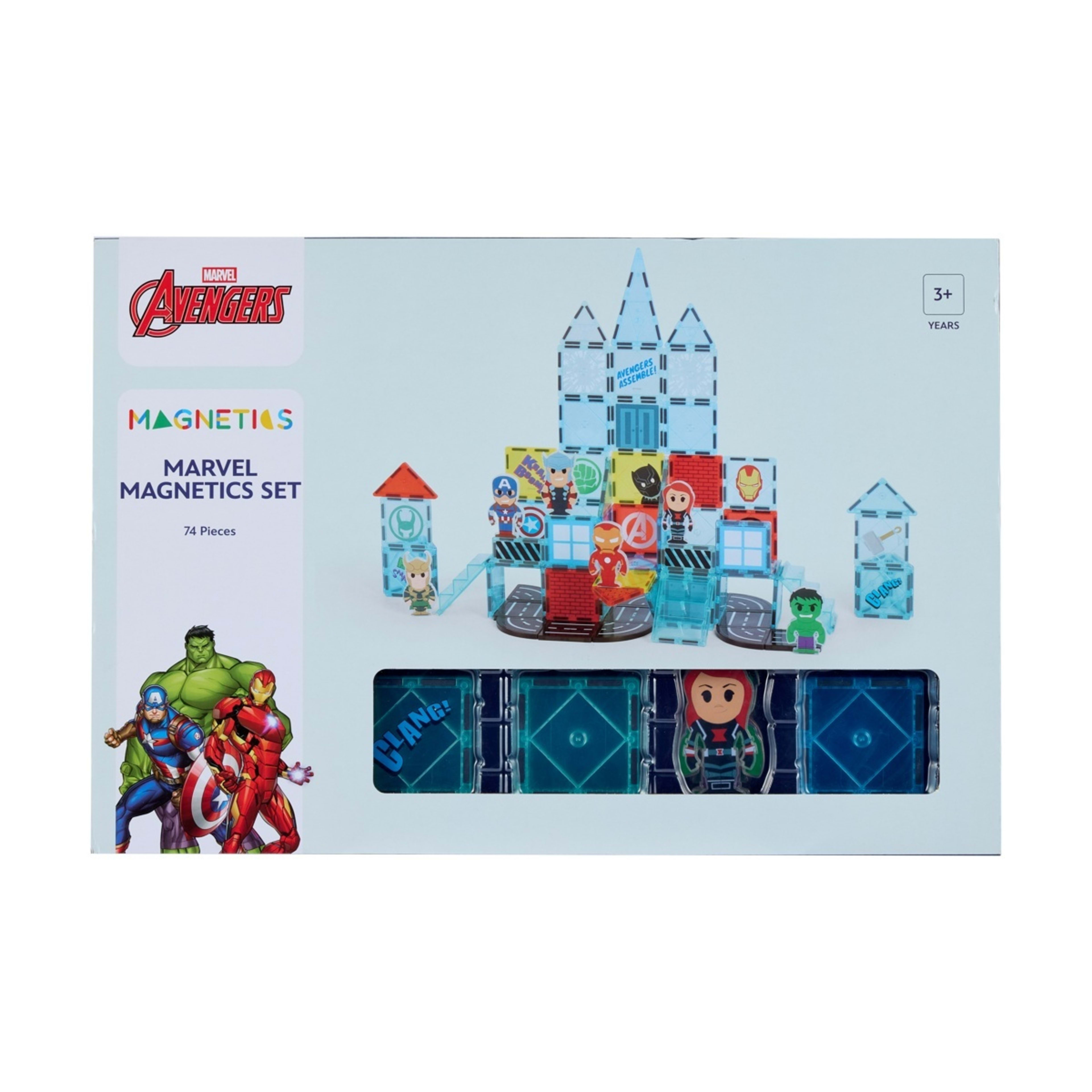 1 74 Piece Marvel Avengers Magnetics Set