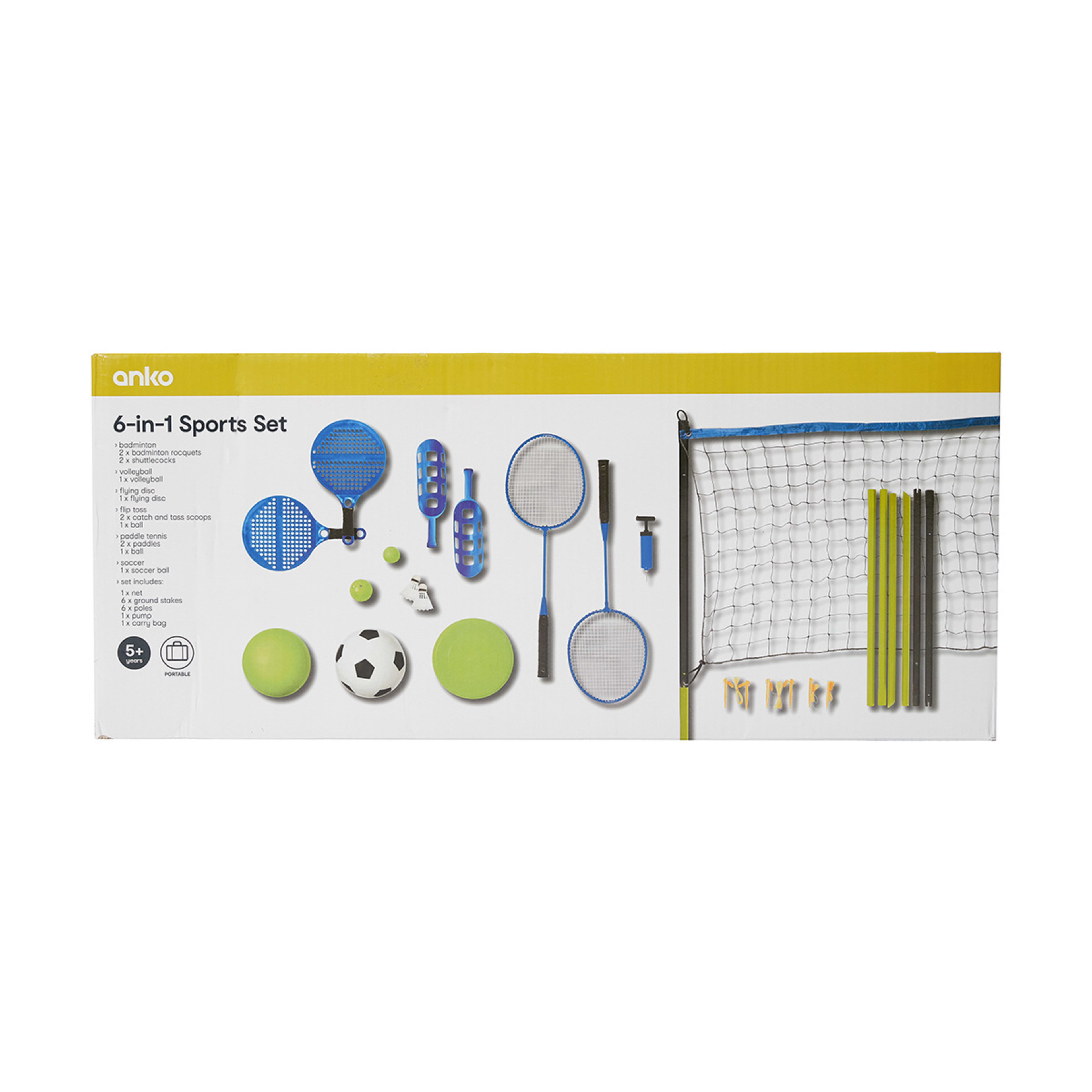 6in1 Sports Set Kmart