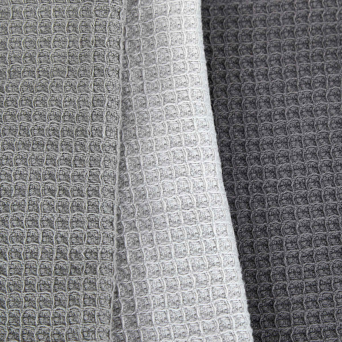 3 Pack Grey Waffle Extra Large Tea Towels Kmart